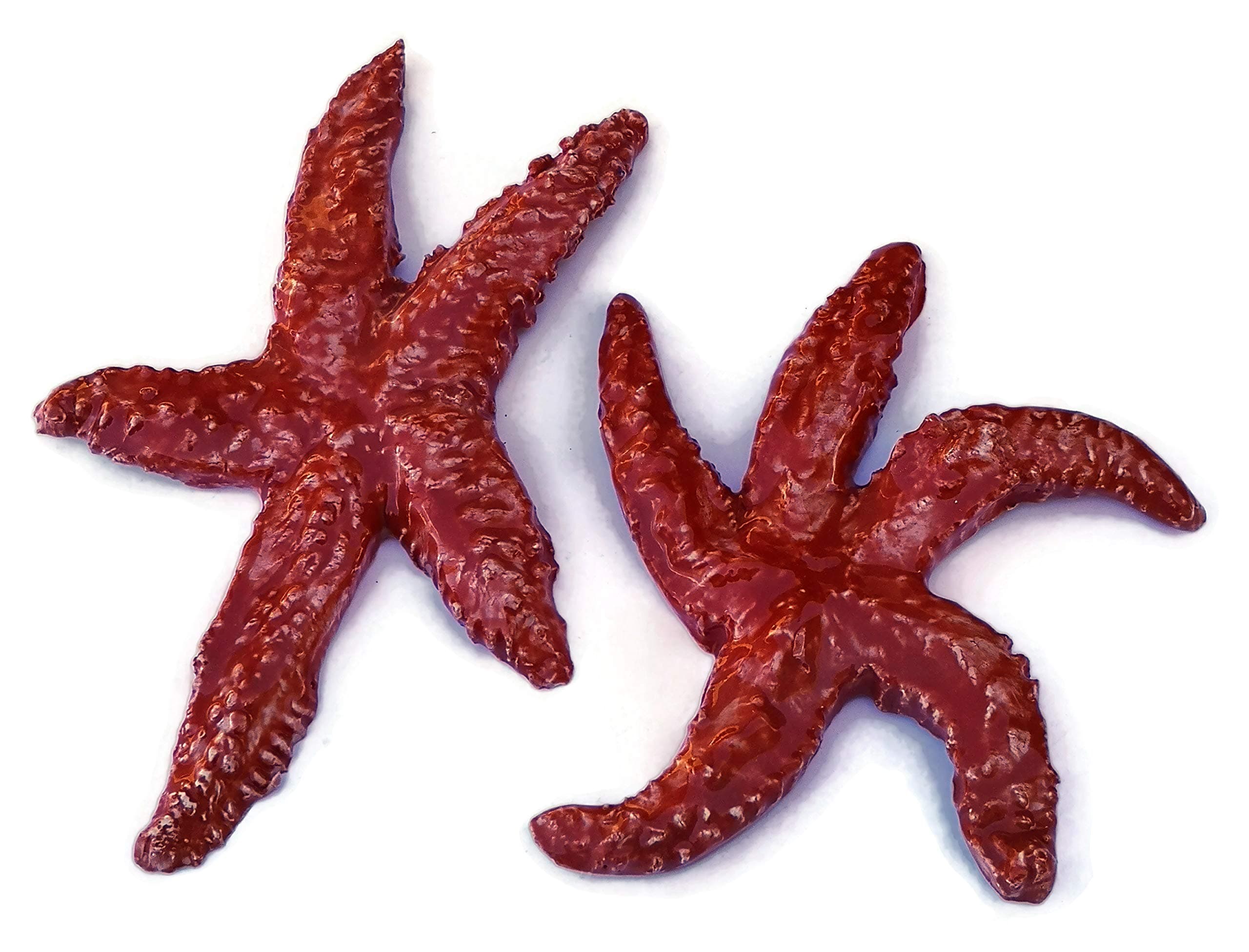 Handmade Set of 2 Redish Stafish