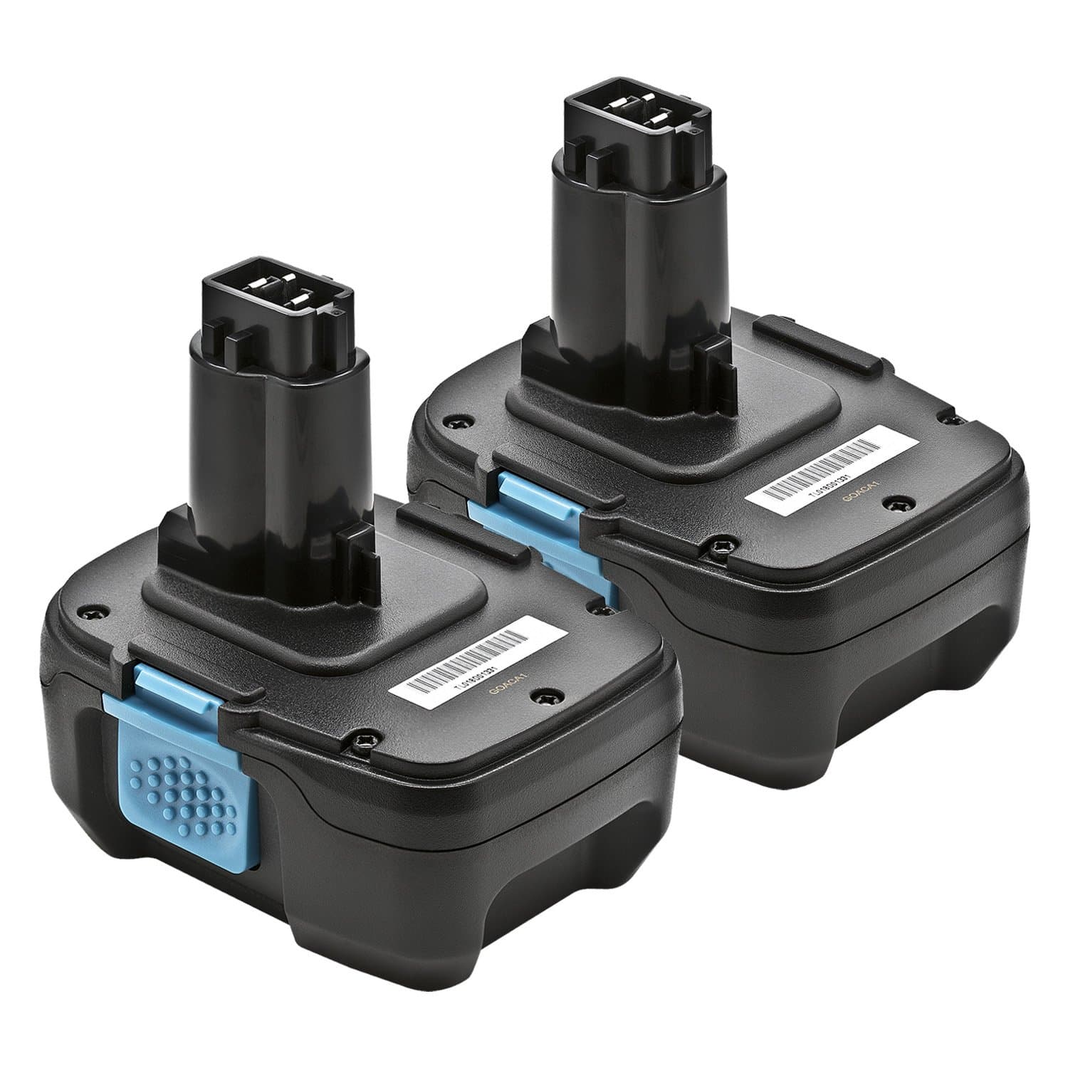 ExpertPower 2 Pack Replacement Battery for De-Walt DC9182, DC9181, DC9180, 18V XRP Lithium Ion fits All Dewalt 18 Volt Tools
