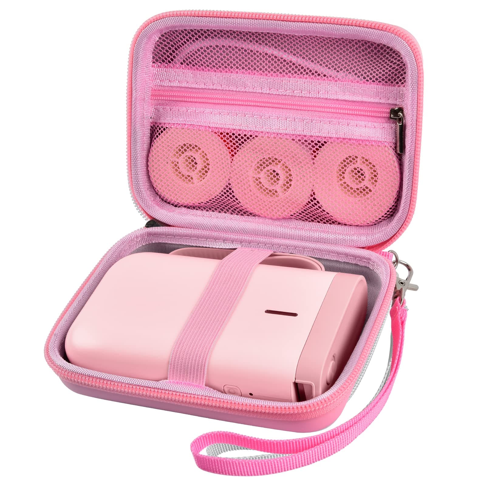 ALKOO Case Compatible with NIIMBOT D11 Label Maker Printer, Storage Bag for Phomemo D30 for Canon for Ivy 1/2 for HP Sprocket Mini Photo Printer & Label Paper Accessories- Holder Box Only