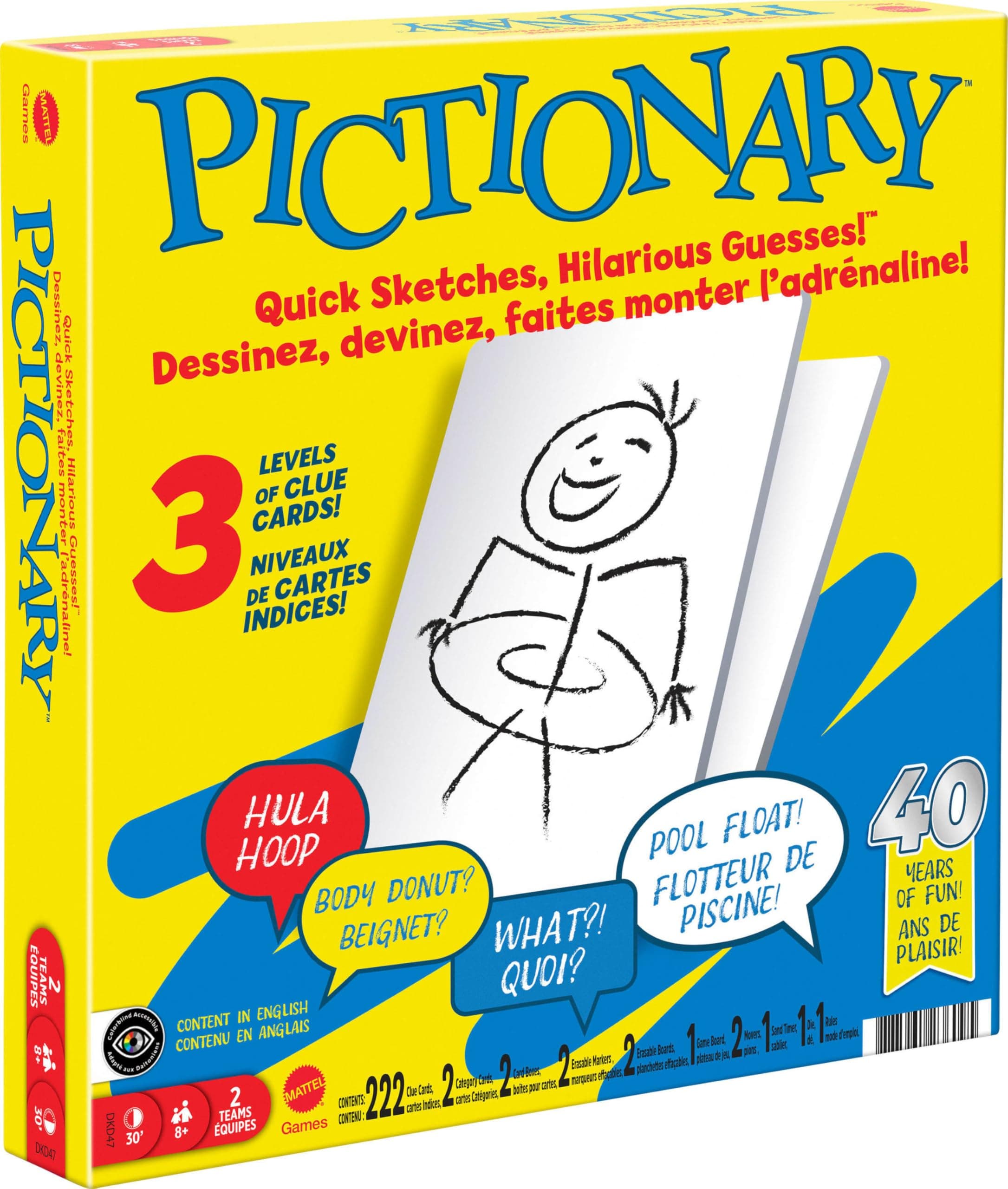 Mattel Games Pictionary Board Game