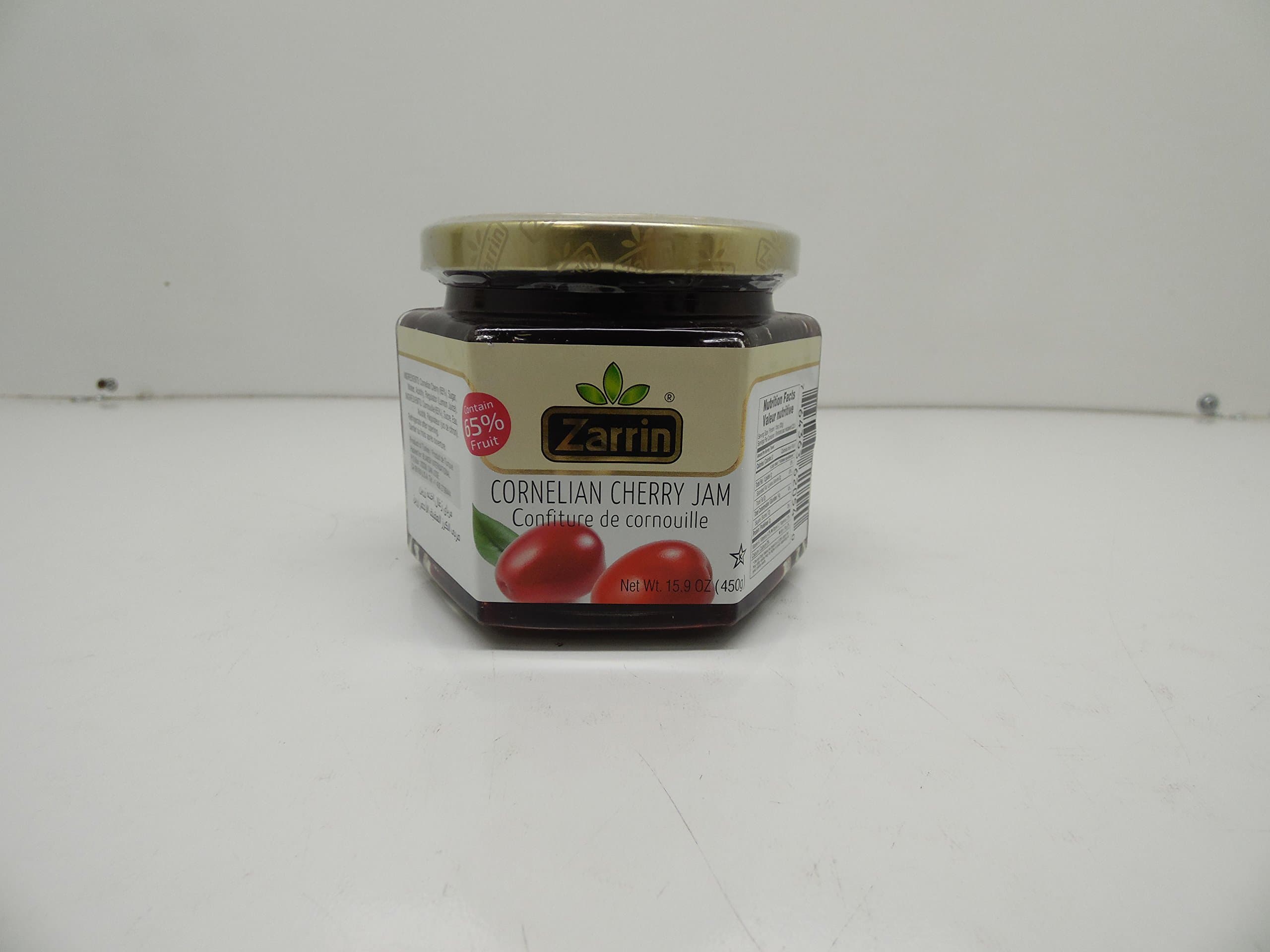 Zarrin Cornelian Cherry Jam, 450 g