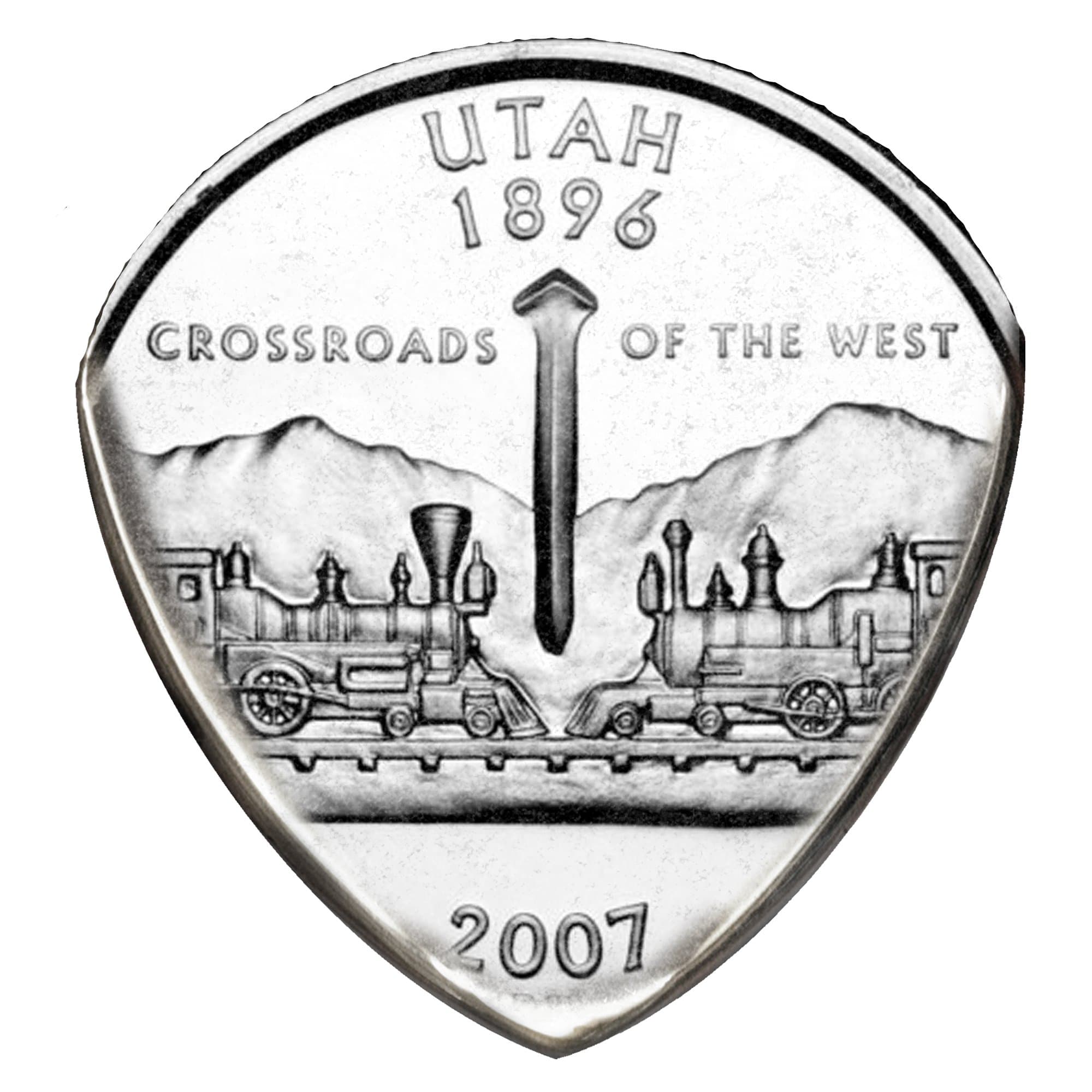 State Coin Guitar Pick (Utah)