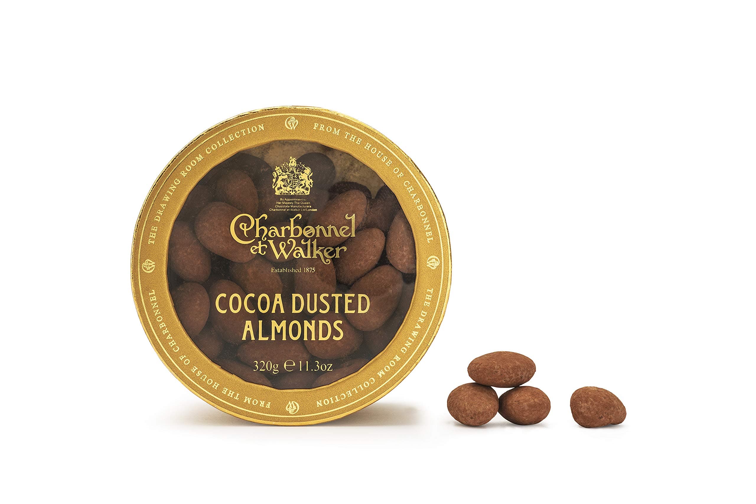 Charbonnel et Walker Cocoa Dusted Almonds, 320 g