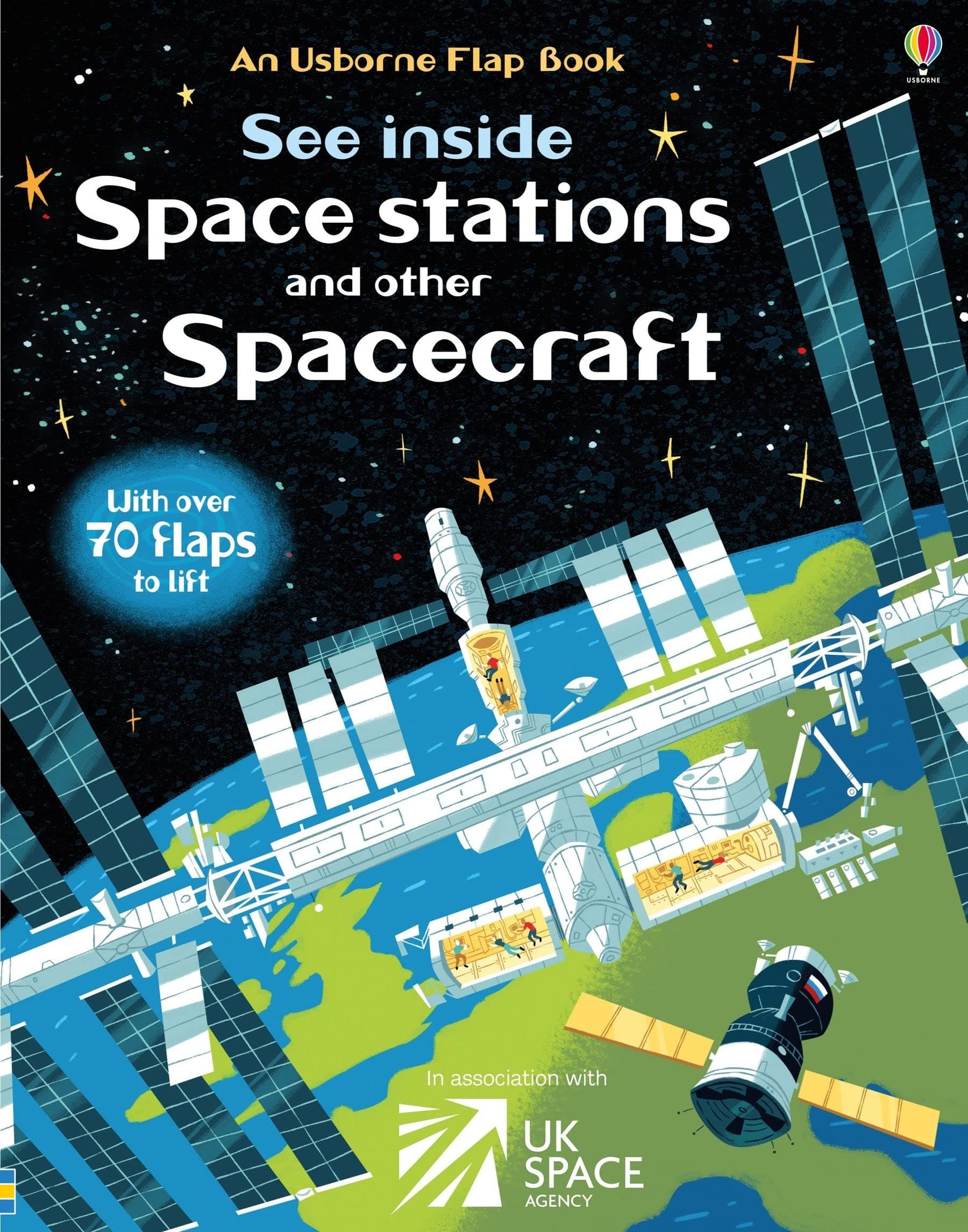 Usborne GB See Inside Space Stations and Other Spacecraft Board book – Big Book, 1 June 2017
