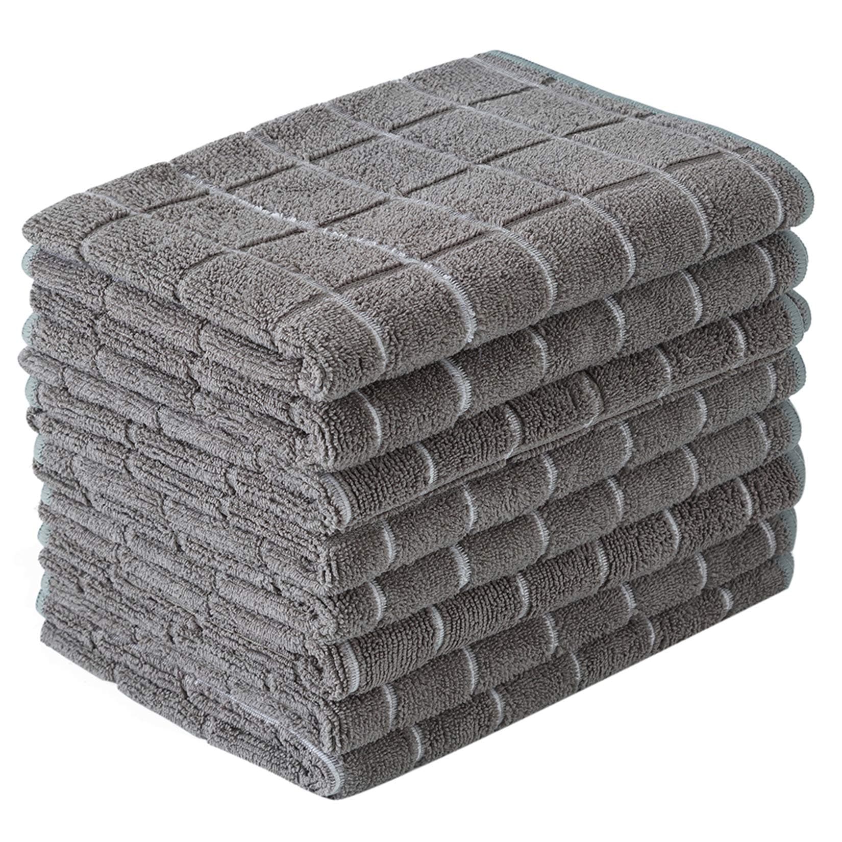 Microfiber Dish Towels 8 Pack Lattice
