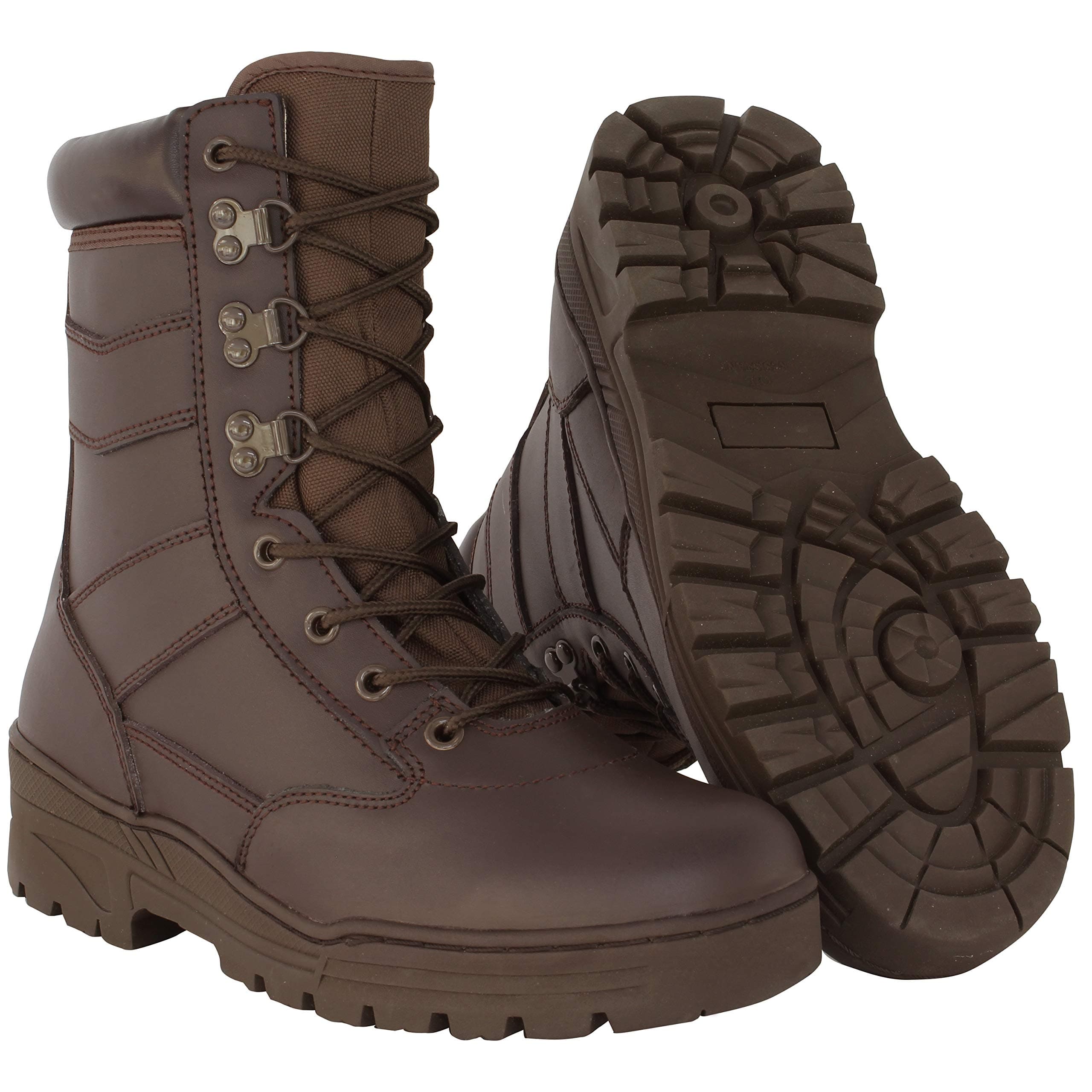 Kammo TacticalDelta Patrol Boot, Full Leather, Brown