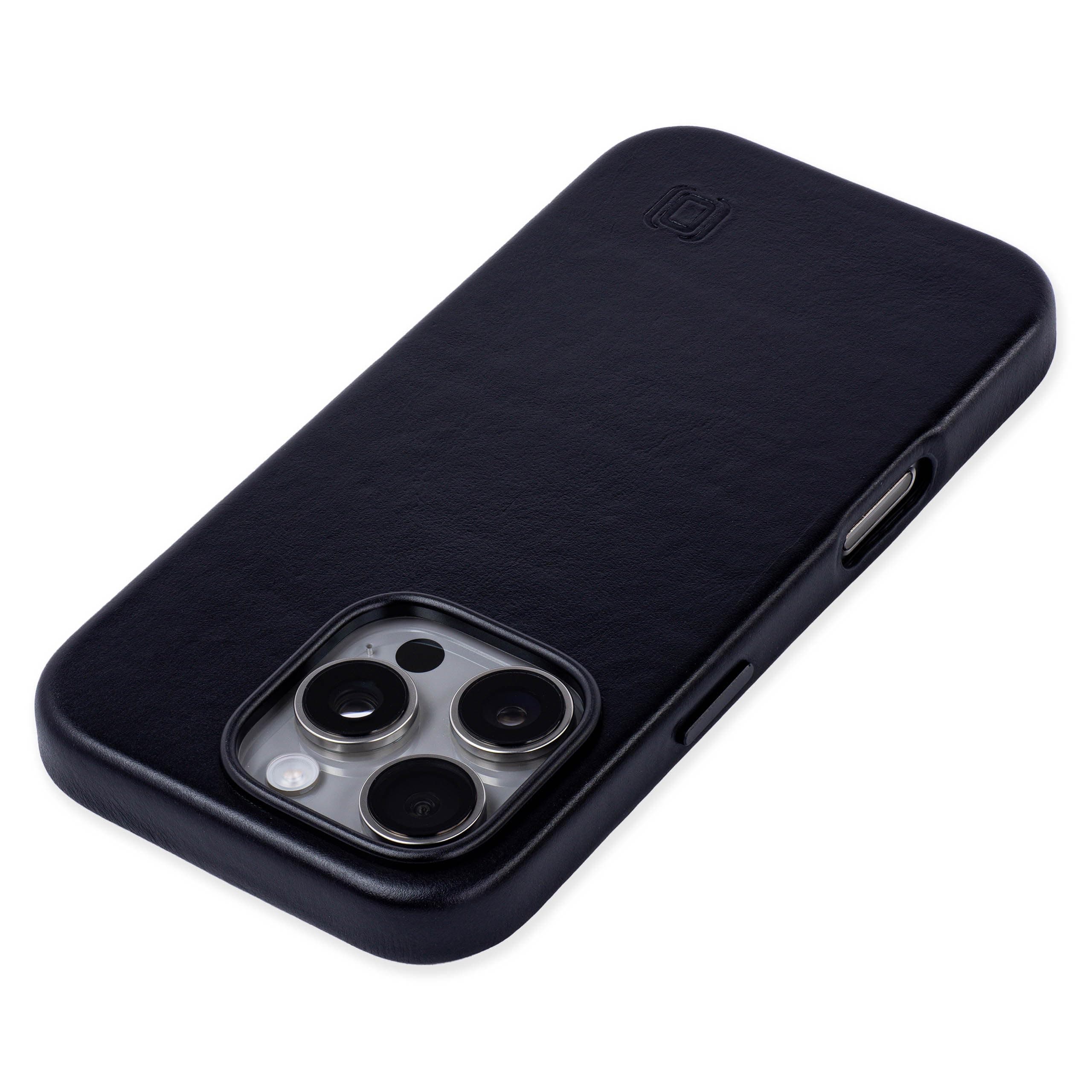 Dockem Genuine Leather Case for iPhone 16 Pro, Compatible with MagSafe (MSGL, Black)