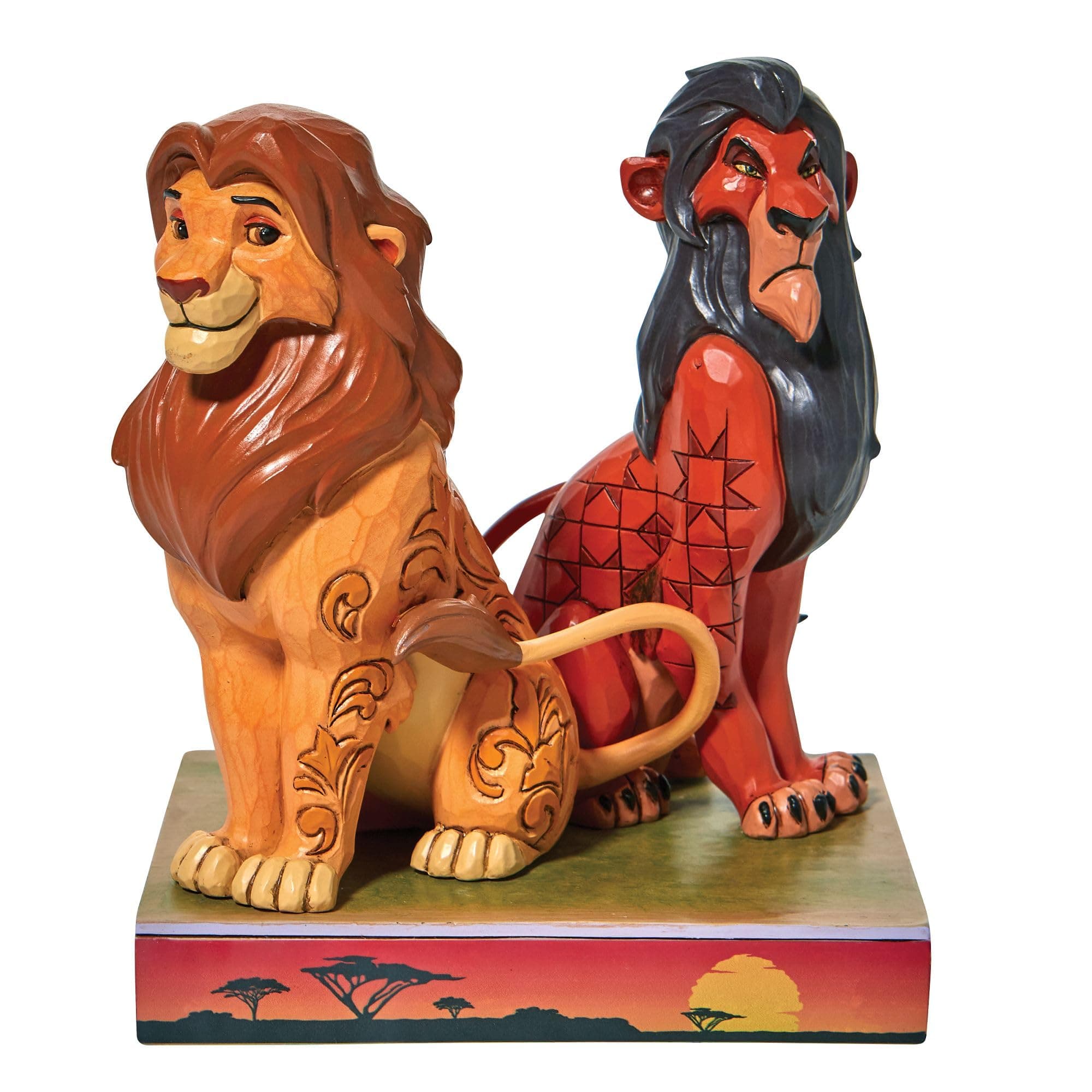 Jim Shore Simba And Scar Figurine