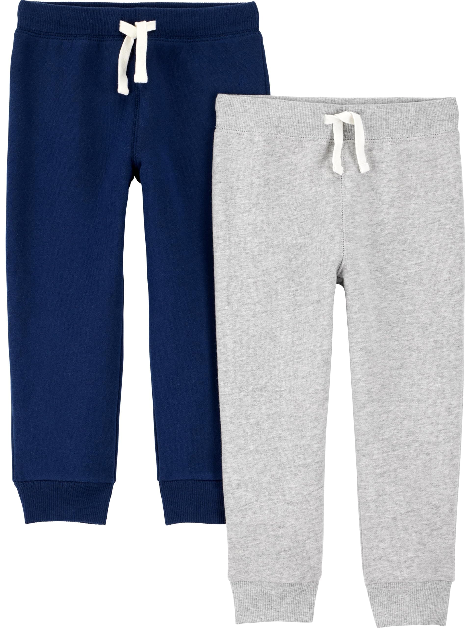 Boys 2-Pack Pull-on Fleece Pants