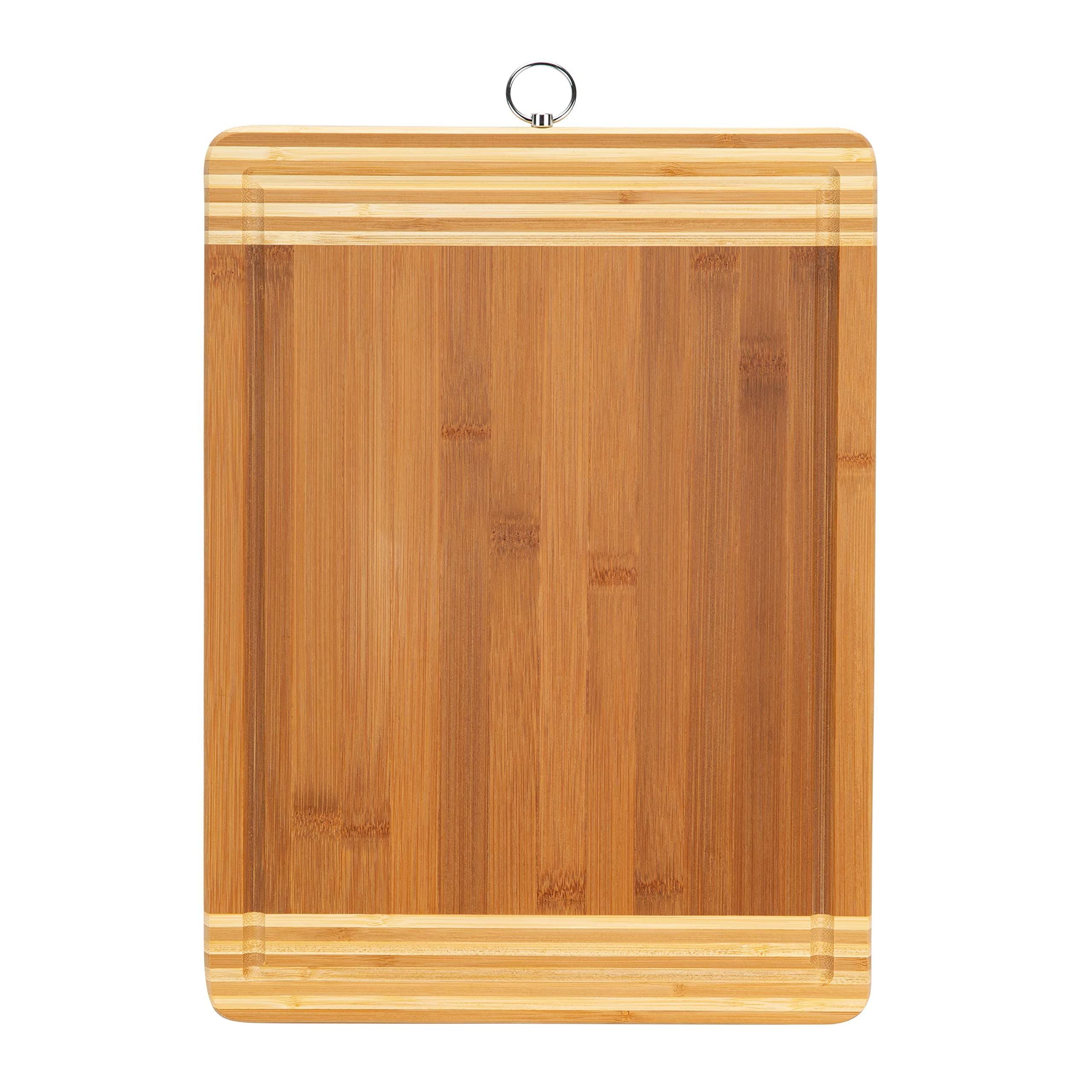 Kitchen DetailsBamboo Cutting Board | Extra Large | Dual Sided Surface | Ultra Thick | Cut Resistant | Drip Edge