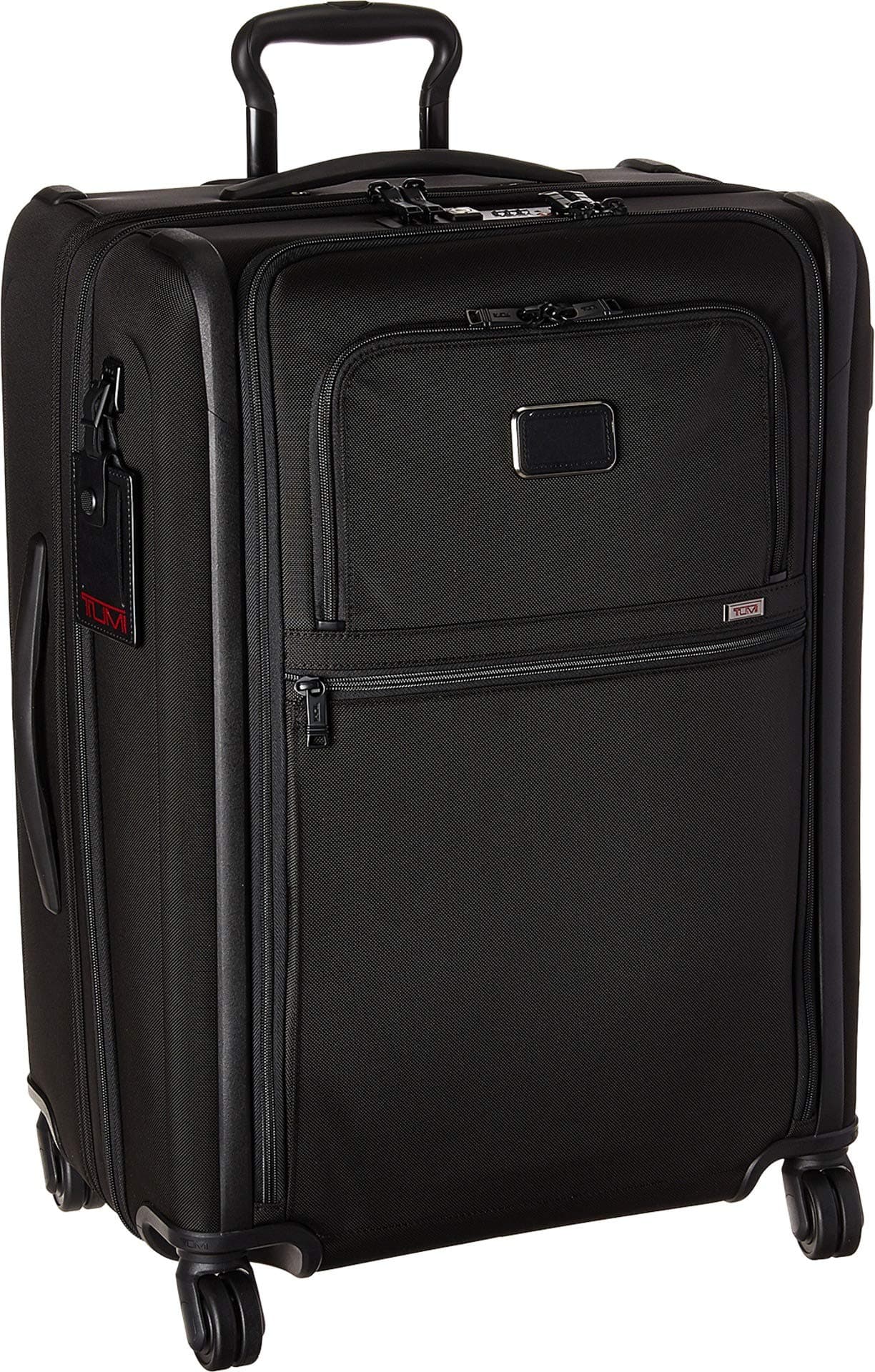TUMI - Alpha 3 Short Trip Expandable 4 Wheeled Packing Case Suitcase - Rolling Luggage for Men and Women - Black