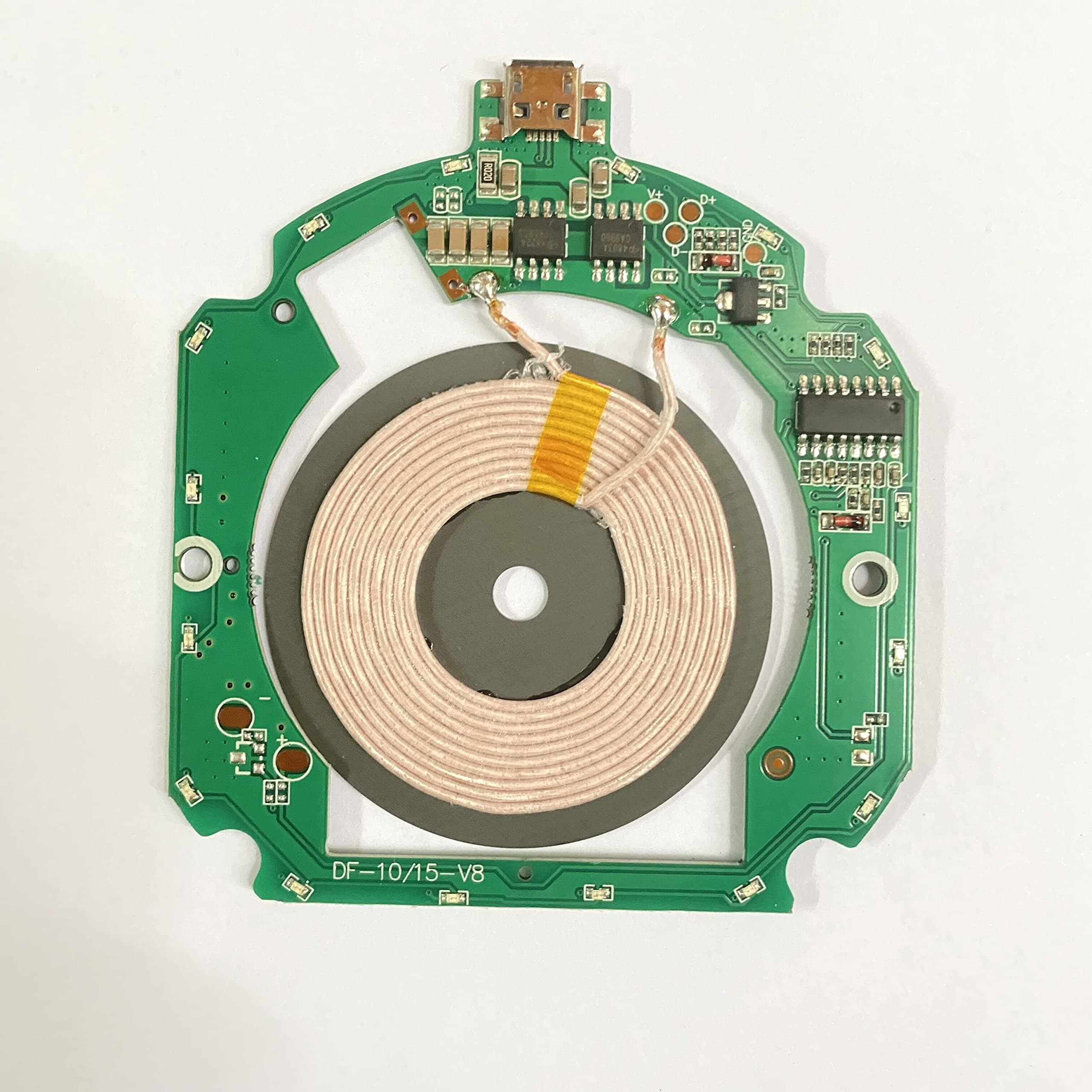 Taidacent Wireless Quick Charger Ultra-Thin Fast Wireless Charger Transmitter Module ST Quick Charging Scheme Universal QI (No Case)