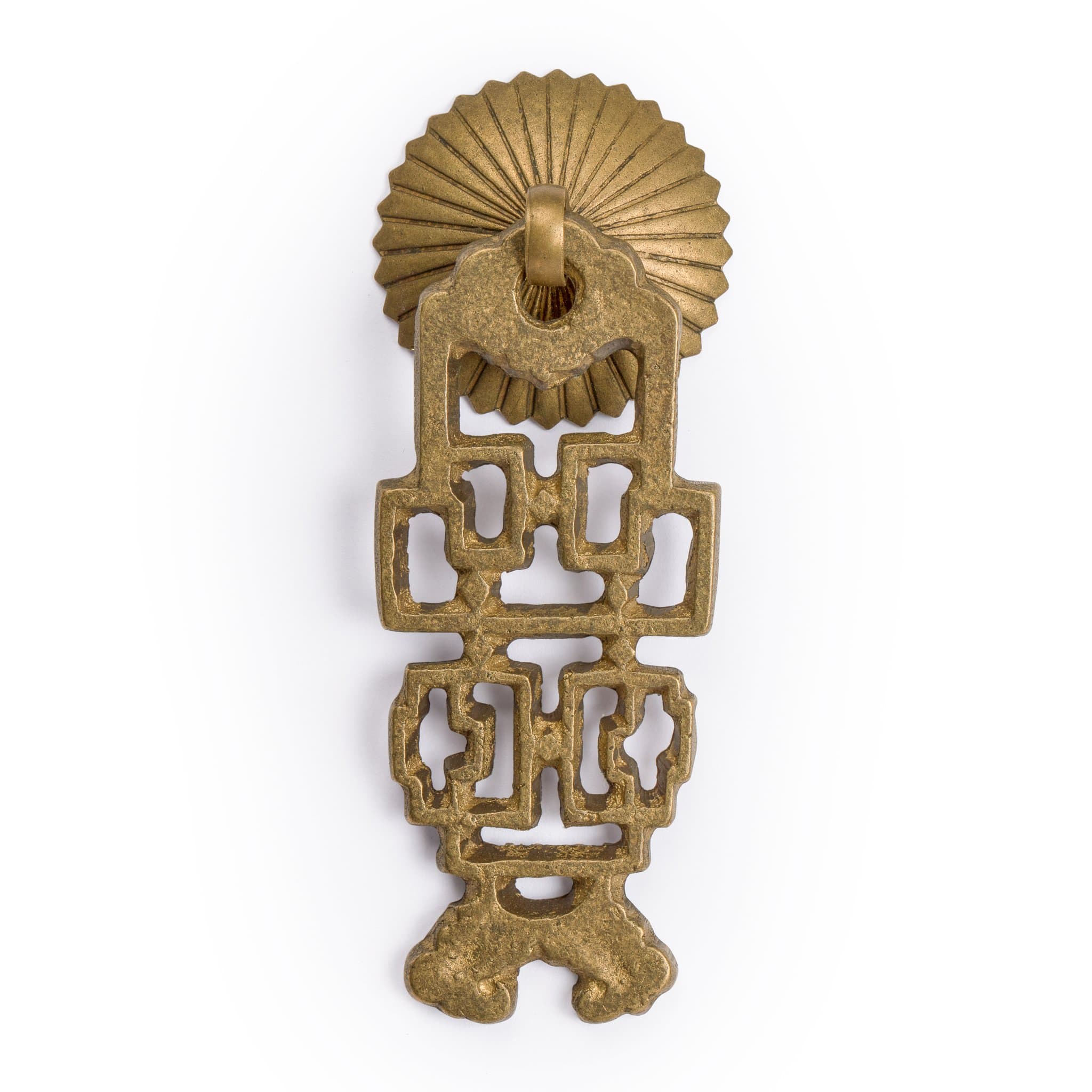 Hardware PhilosophyCBH Ancient Throne Brass Pulls 3.5" - Set of 2