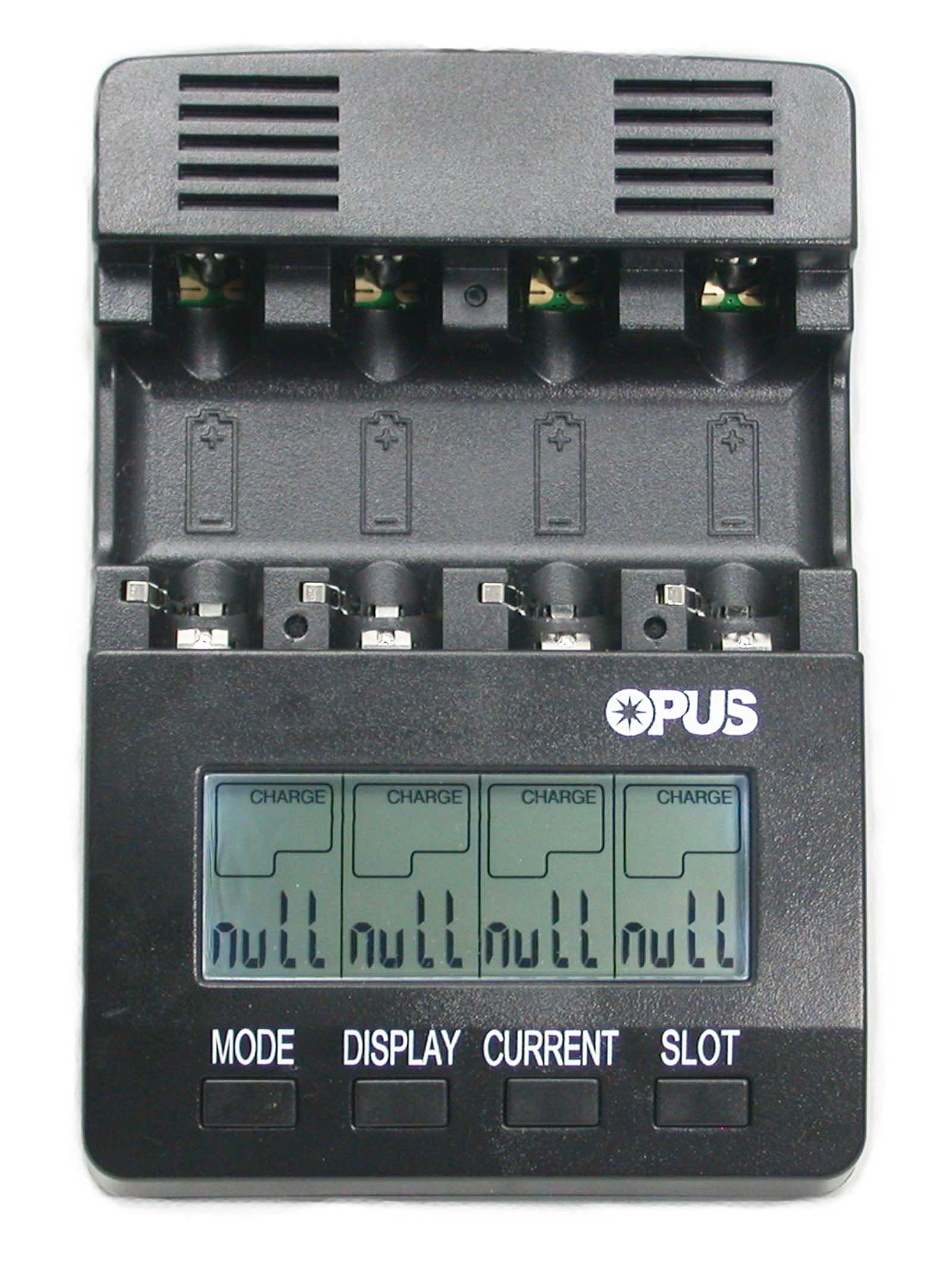 OPUS BT-C2400 Battery Charger Analyzer Tester for AA AAA NiMH NiCd rechargeable batteries
