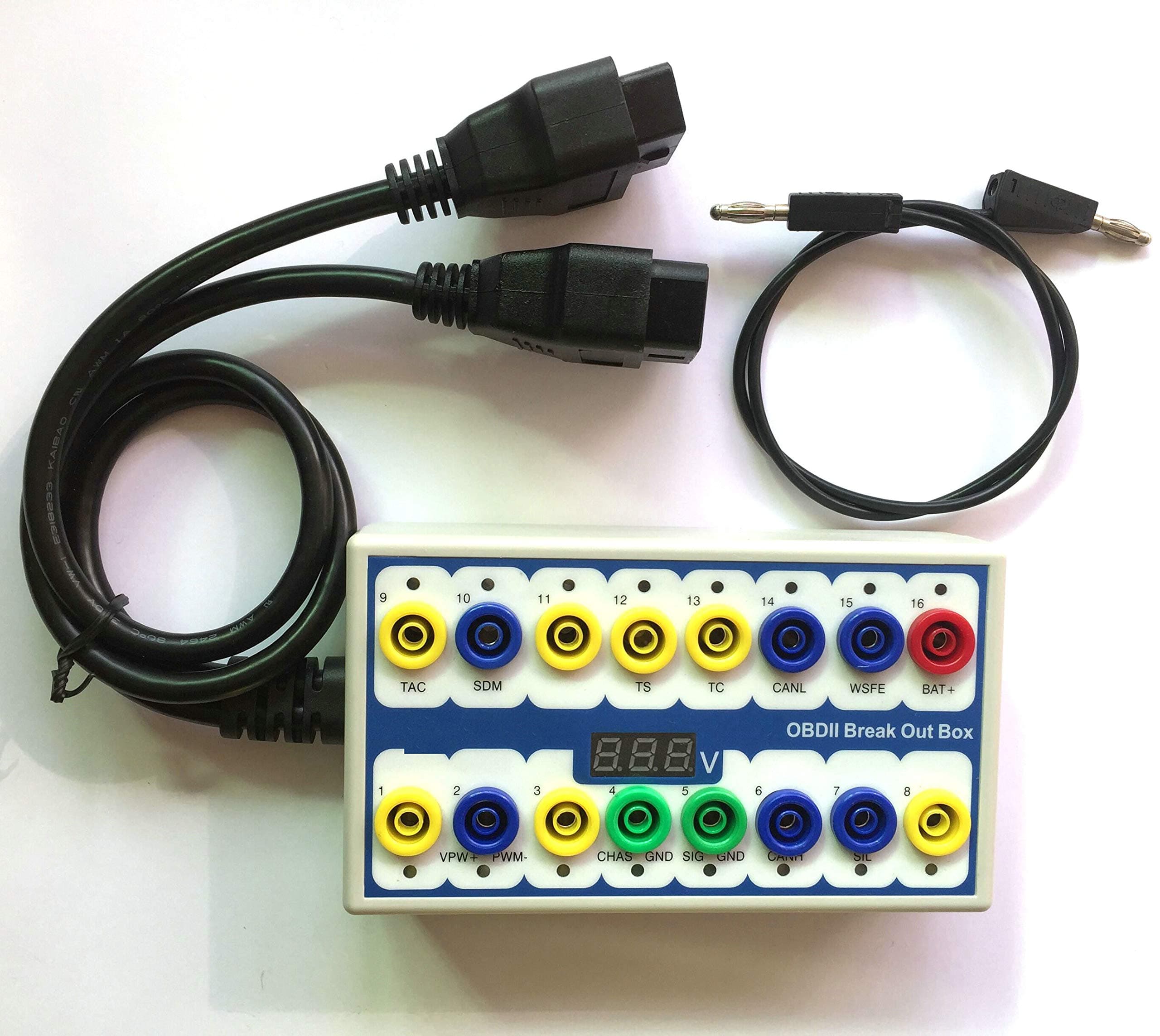 OBD Detector Breakout Box CAN Data Signal Tool