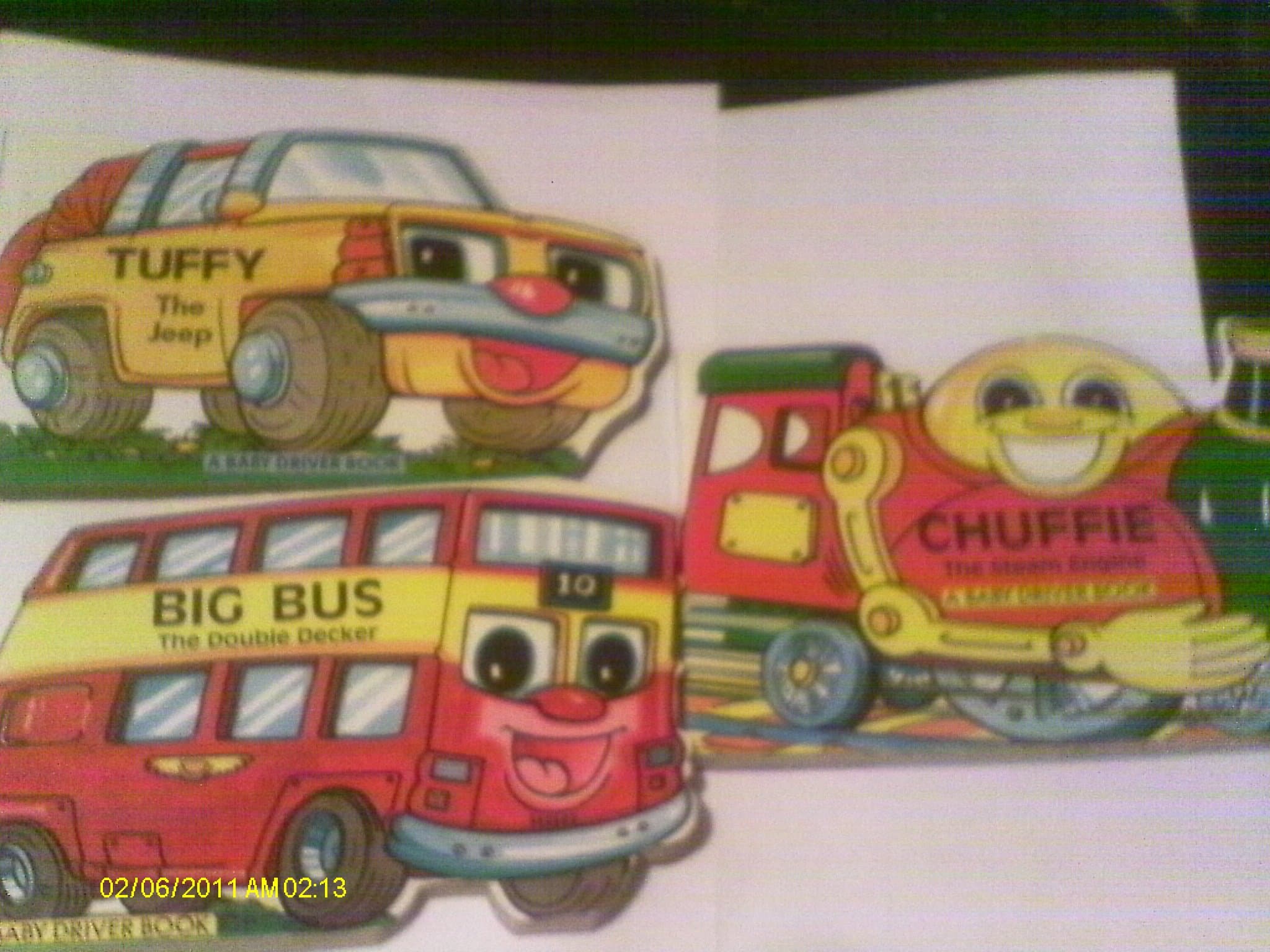Chuffie the Steam Engine; Big Red the Fire Engine; Tuffy the Jeep; Big Bus the Double Decker (Pack B) (Baby Driver S.)
