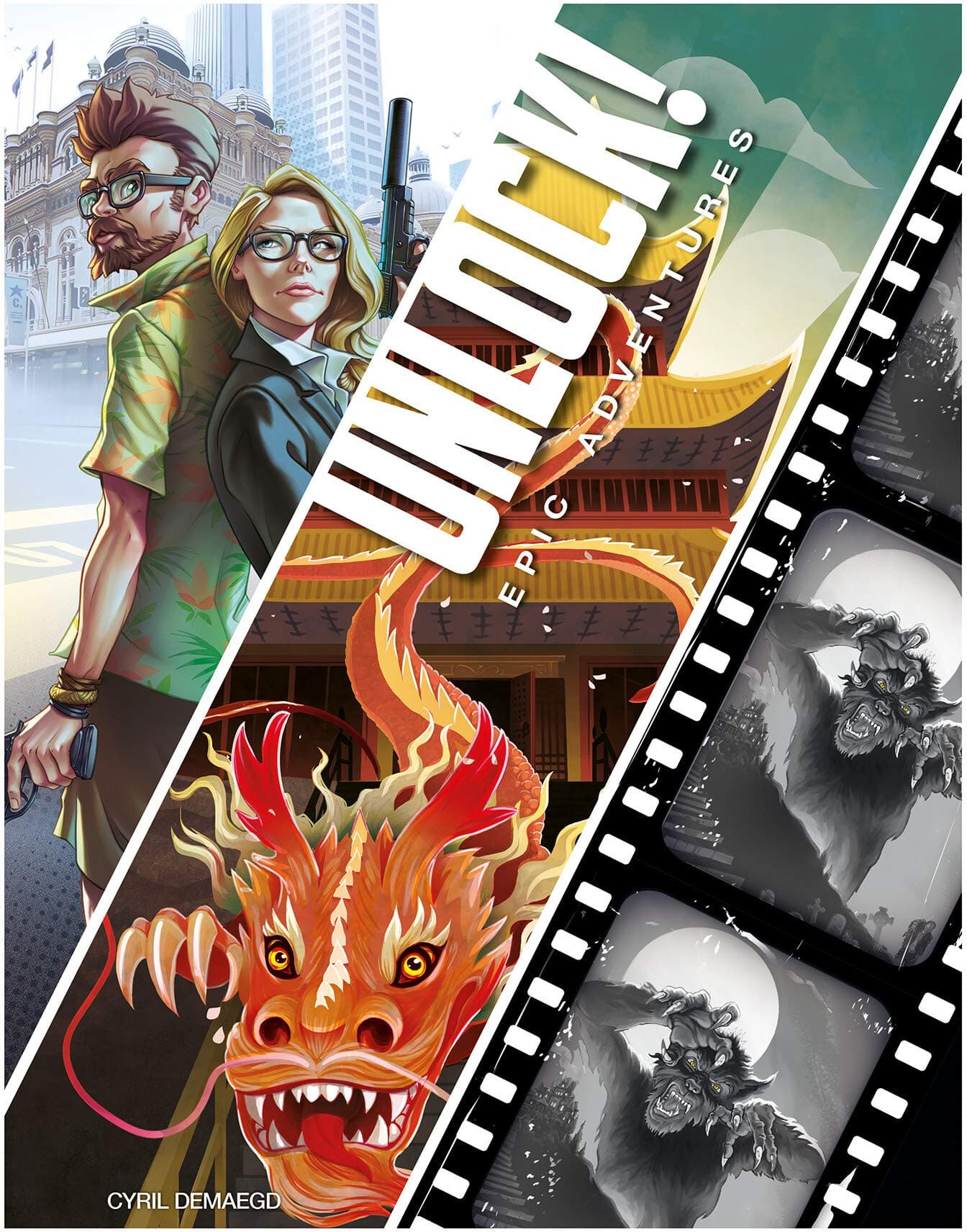 Asmodee Unlock! Epic Adventures Escape Room Card Game Ages 10+ 1-6 Players 60 Minutes Playing Time