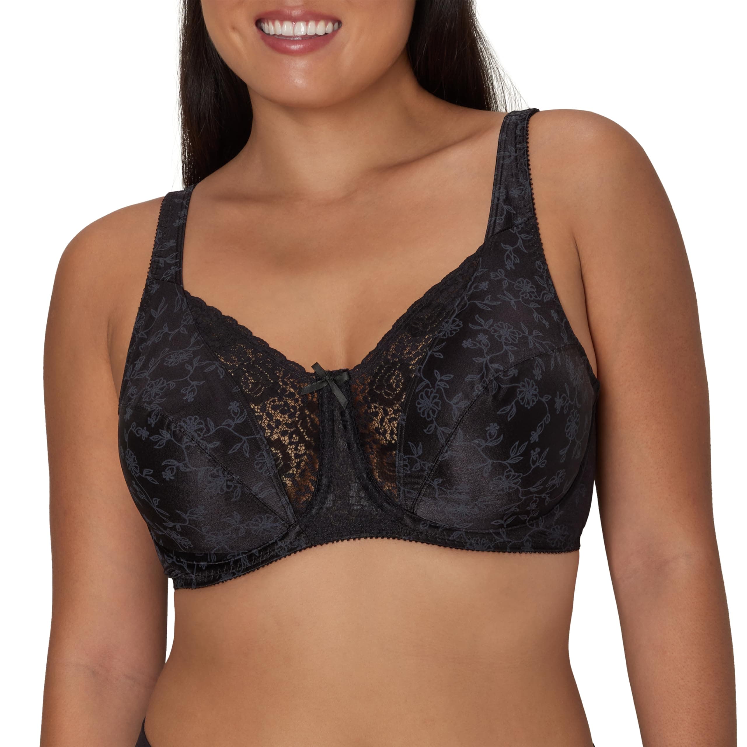 Hanes Women's Underwire Bra, Secrets Plus-Size Bras Available, Full-Coverage, Supportive, 4422