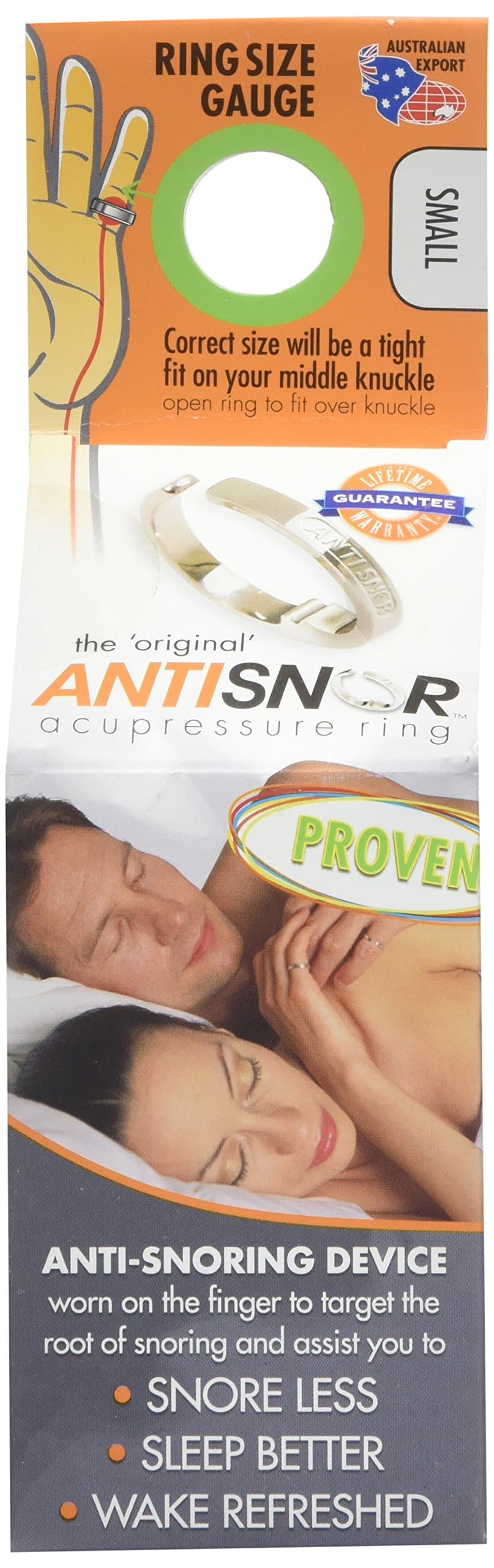 Antisnor The Anti Snoring Ring - Size : S - 16mm