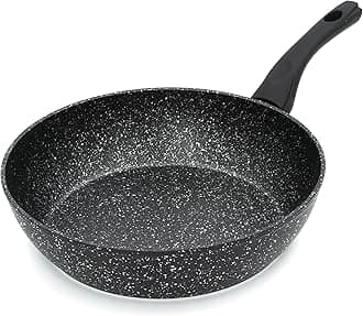 66199 Classic 28cm Non Stick Sauté Pan/Deep Sided Induction Frying Pan/Cool Touch Handle/Suitable for Induction, Electric and Gas Hobs/Black Colour