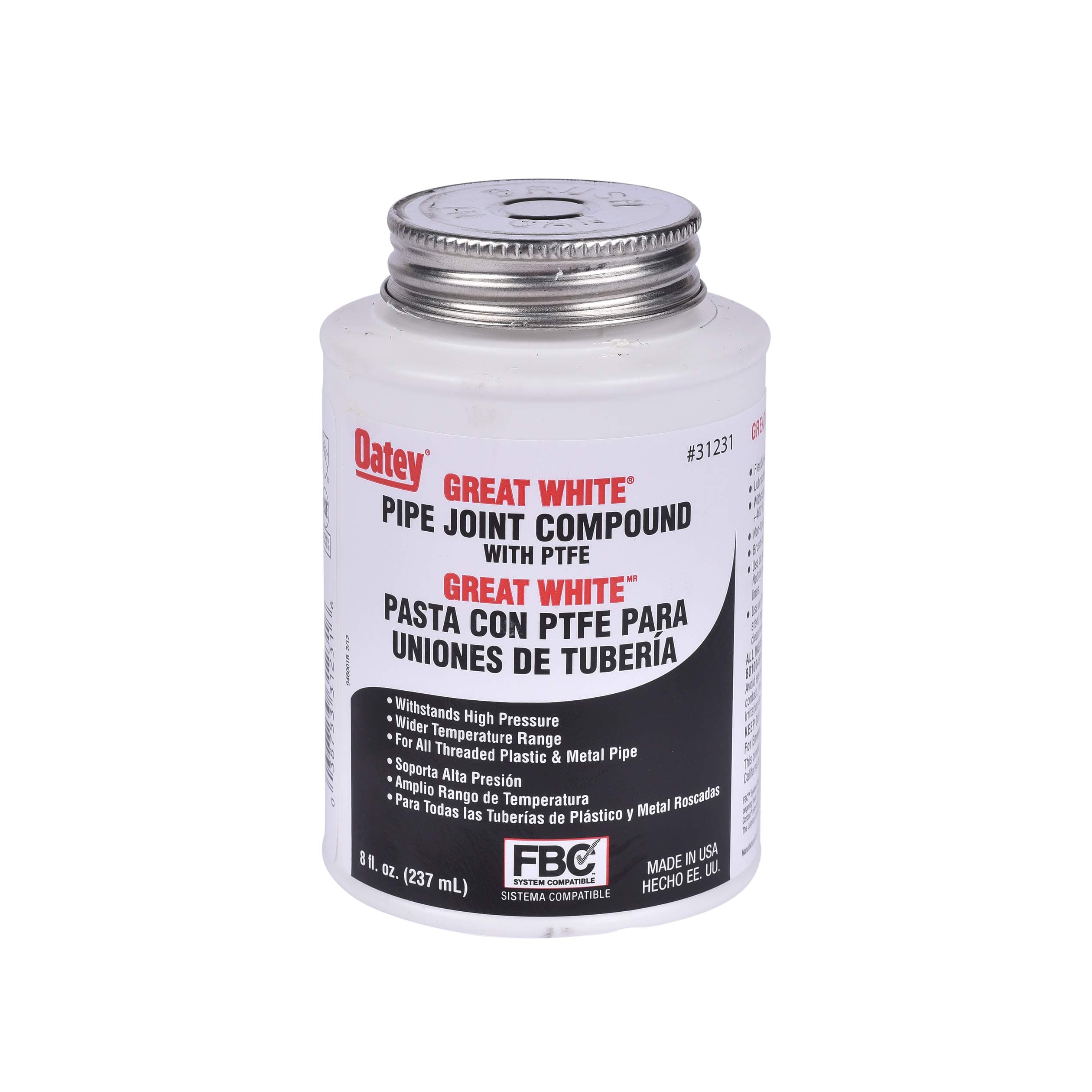 31231 Pipe Joint Compound with PTFE with Brush, 8 fl.Ounce