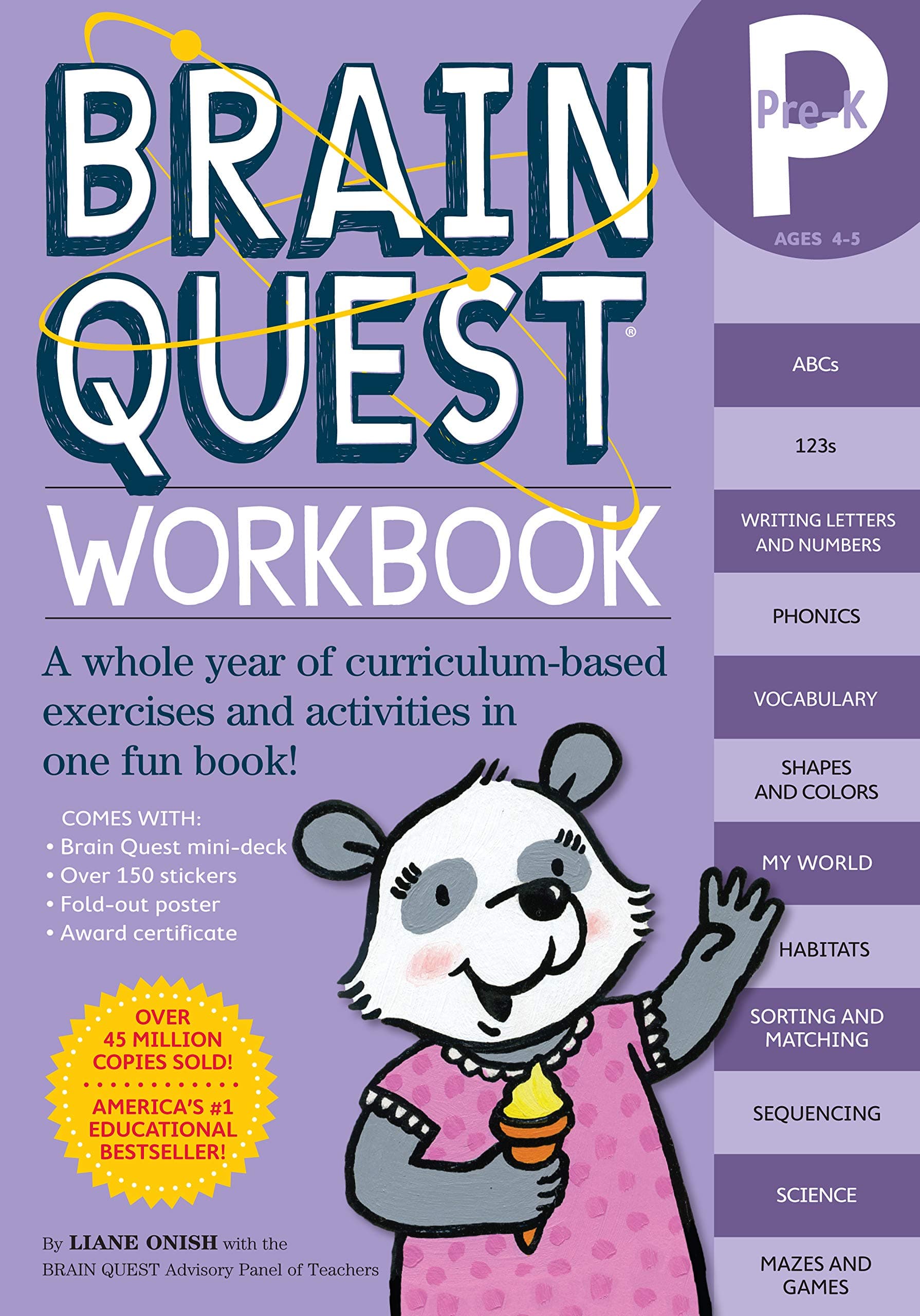 Brainquest Pre-K Workbook Ages 4-5: 1 Paperback – 30 Jun. 2008
