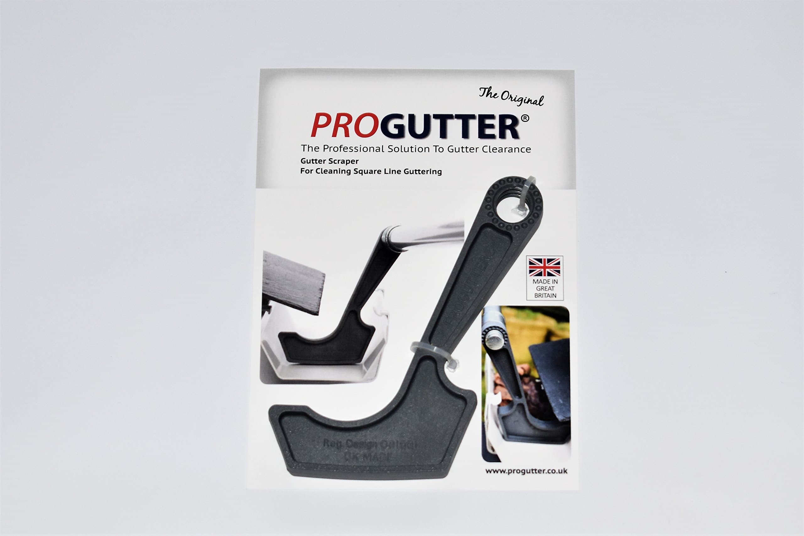 PROGUTTER 3610 Square line Gutter Cleaning Scraper, Grey, 21.0 cm*14.0 cm*2.0 cm
