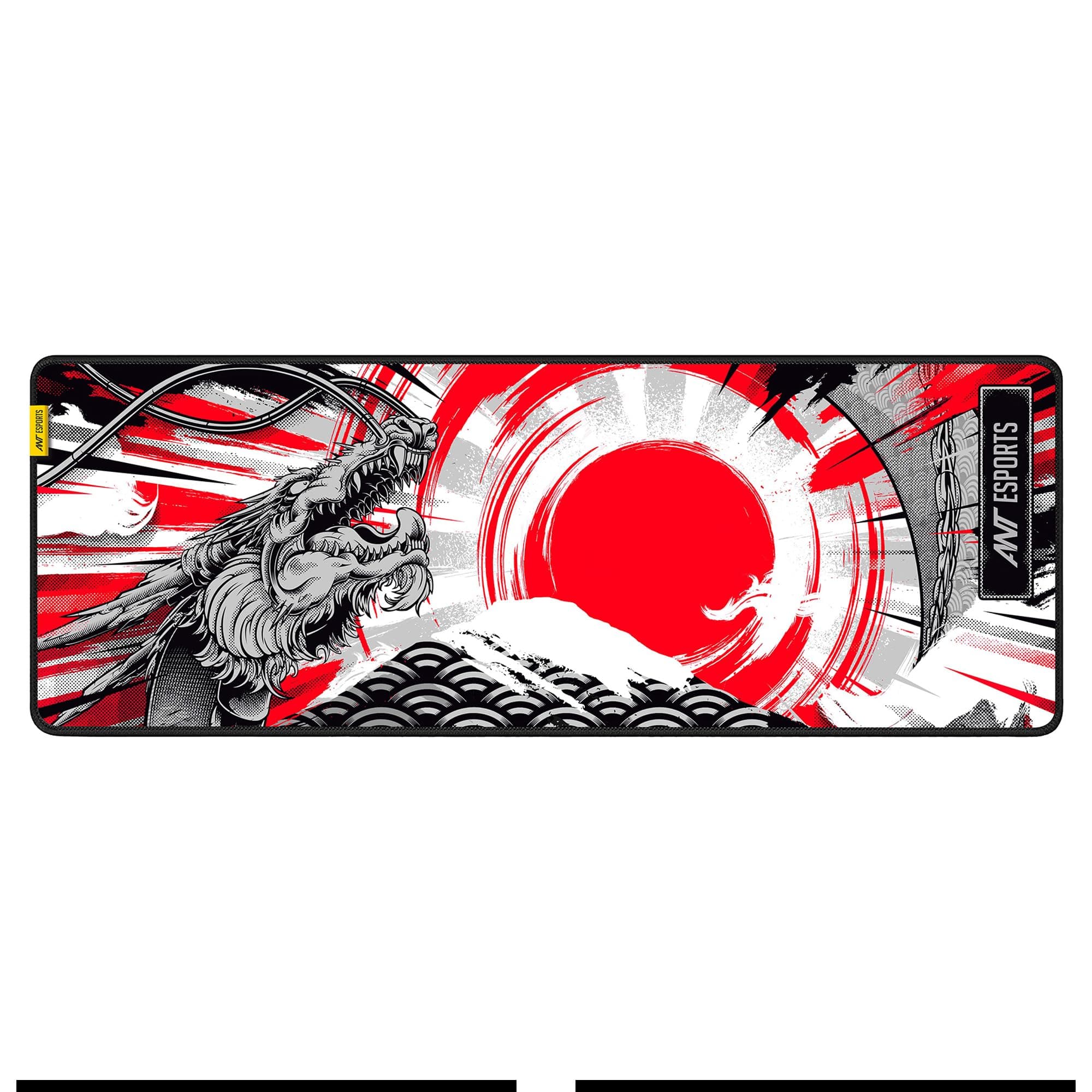 Dragon Hill Unique Design Mouse Pad Gaming Mouse Pad Extended Mouse Mat for Mouse Keyboard with Stitched Edges Waterproof NonSlip Base Mousepads for Office Home Shop Gaming EXTRA LARGE_Red