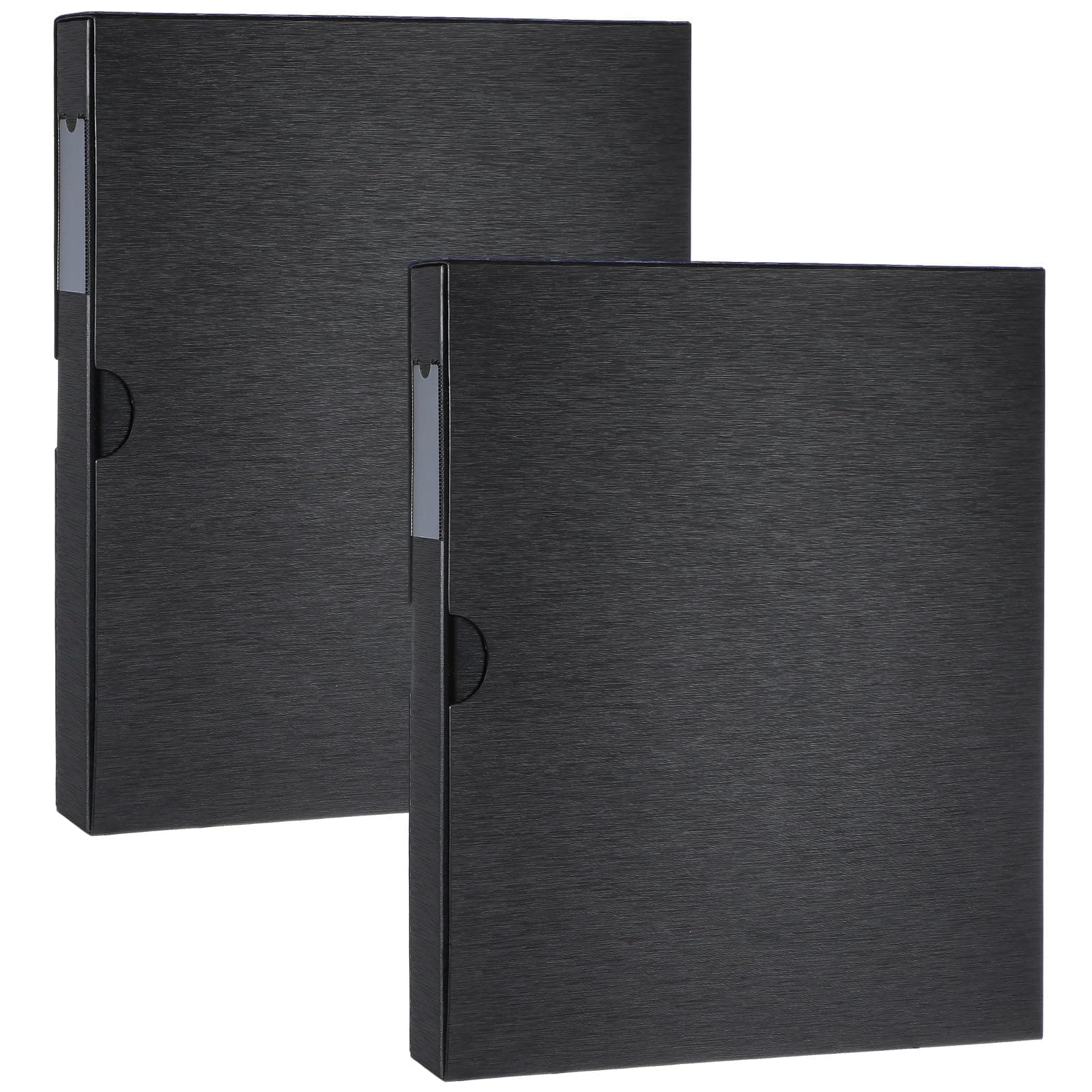 2 Pack Acid Free Film Protector Storage Box 3 Ring Negative Binder Preservers Portfolio Folder for Artwork Folder for 120 Film and 135 35 mm Negative