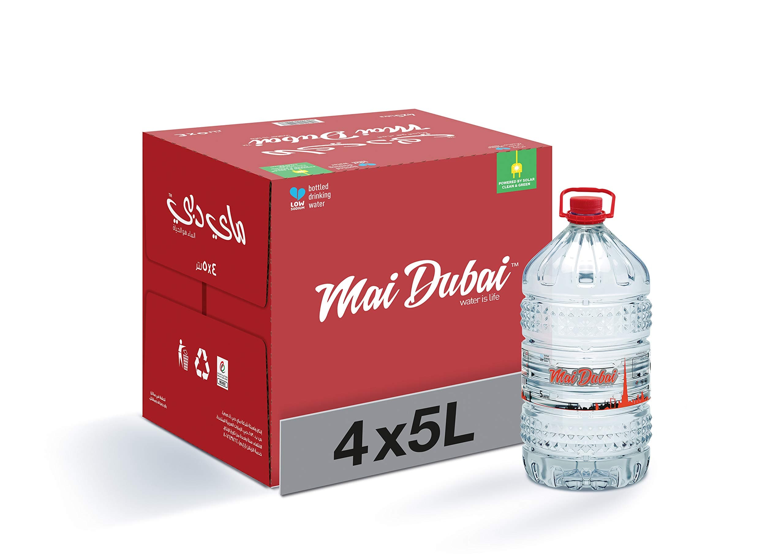 Bottled Water, 4 X 5 Litre