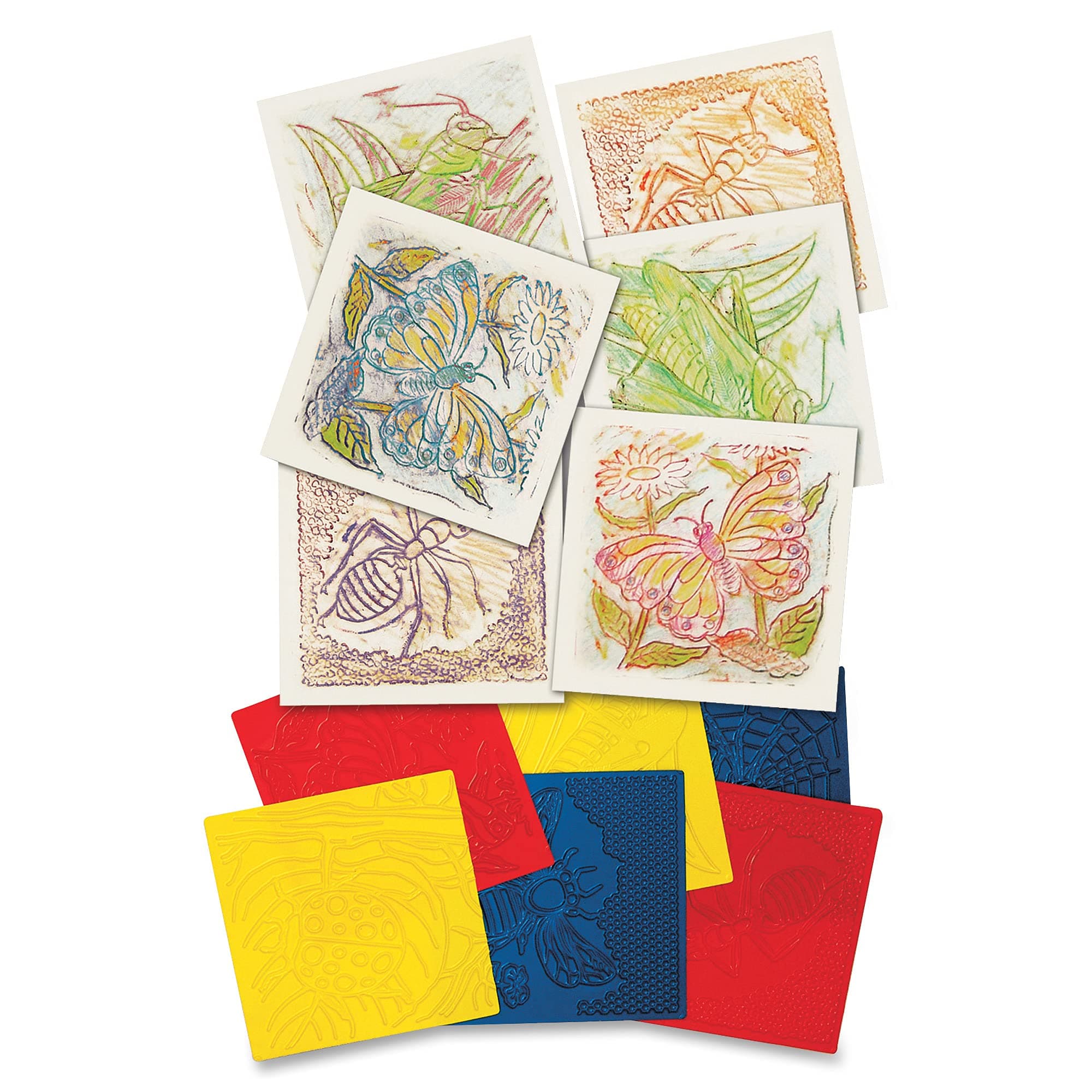 RoylcoBug Rubbing Plates for Art