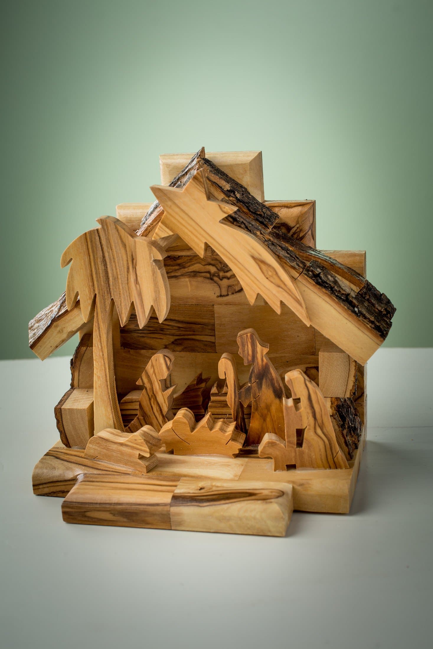 Figurine-Olive Wood-Nativity (5 X 5 )