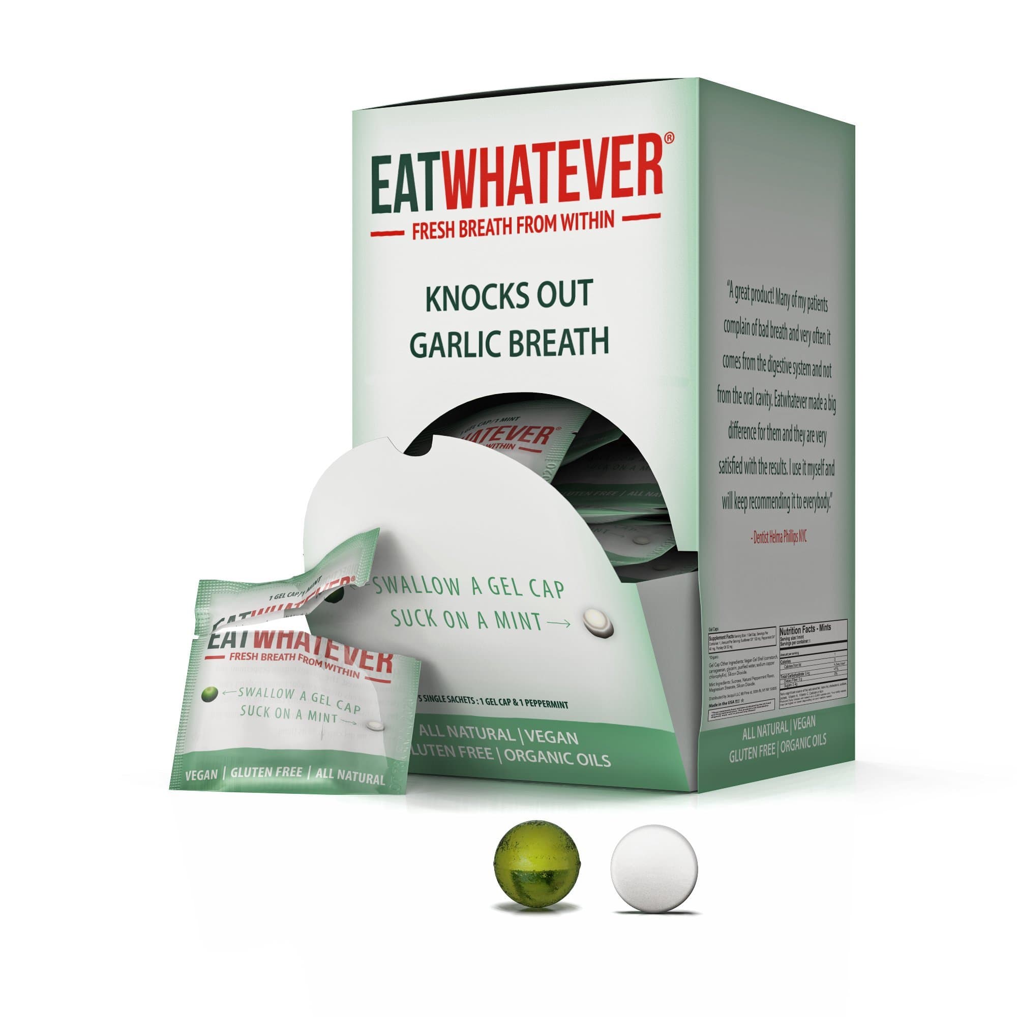Eatwhatever Breath Freshening System, Peppermint, 75 Servings