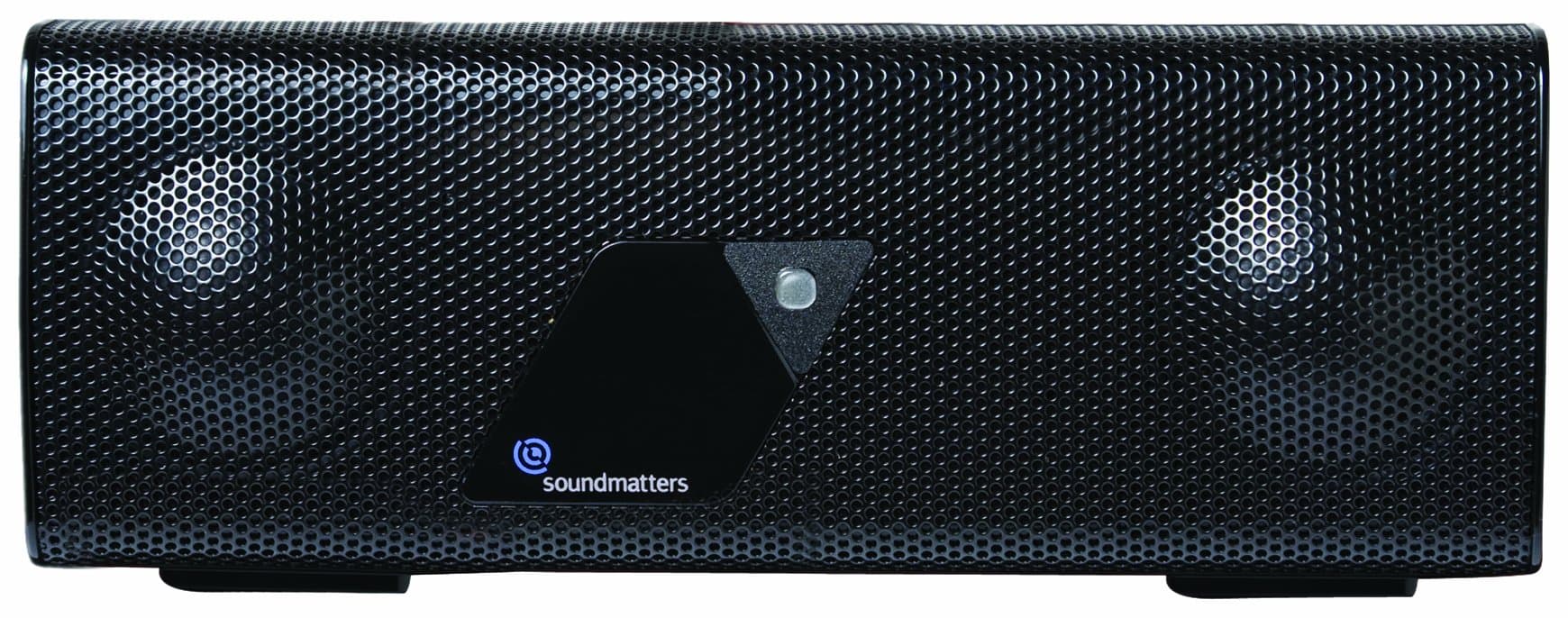 Soundmatters foxLv2 aptX Pocket-sized Portable Bluetooth Audiophile Speaker System, Black, Bluetooth