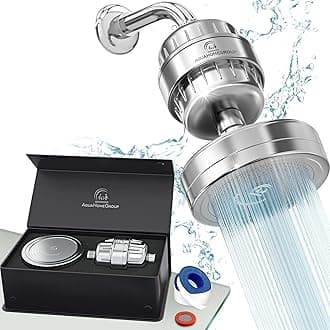 AquaHomeGroup Luxury Filtered Shower Head Set 20+3 Stage Shower Filter