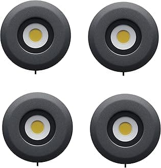 Nortek Platina+ 5W COB LED Surface Spotlight | Focus Light for Ceiling, Mirror, Bathroom & Wall Decor | IP66 Waterproof Anti-Glare Light for Balcony, Staircase & Indoor Use | Natural White – Pack of 4