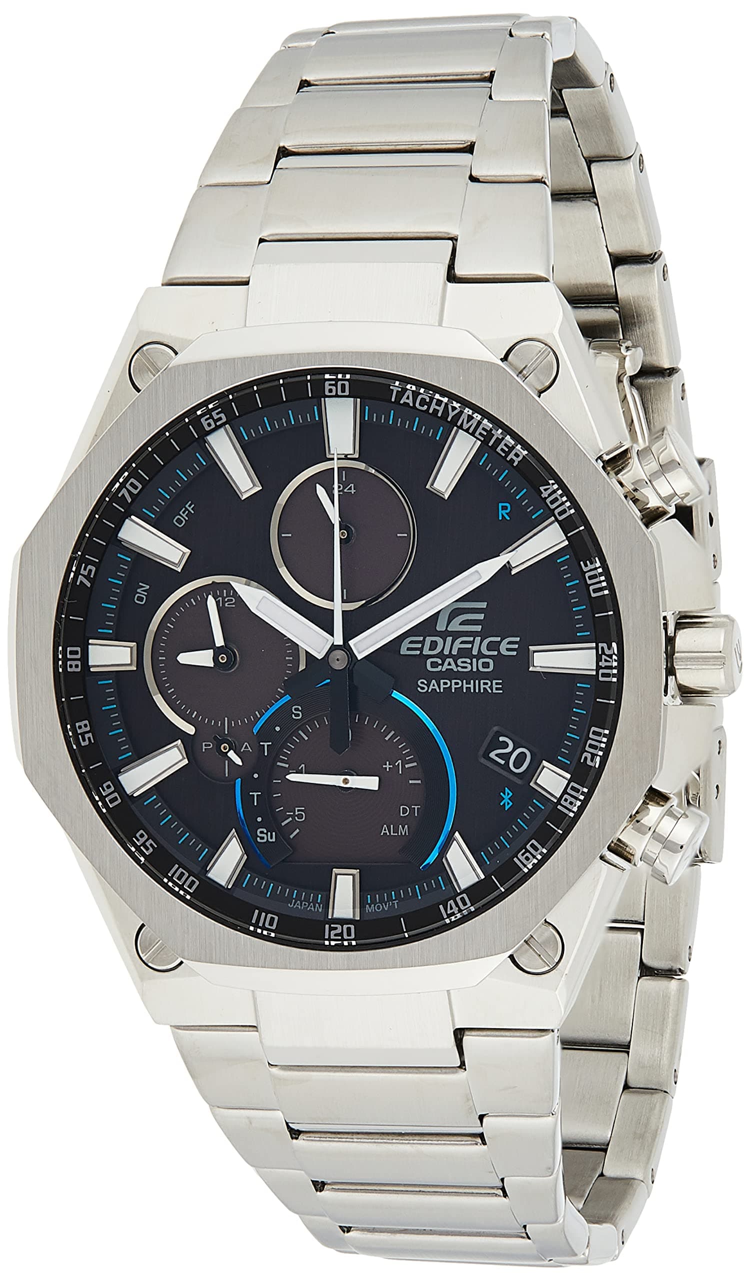 Casio Edifice Bluetooth Connect Chronograph Black Dial Men's Watch - EQB-1100D-1ADR (ED503)