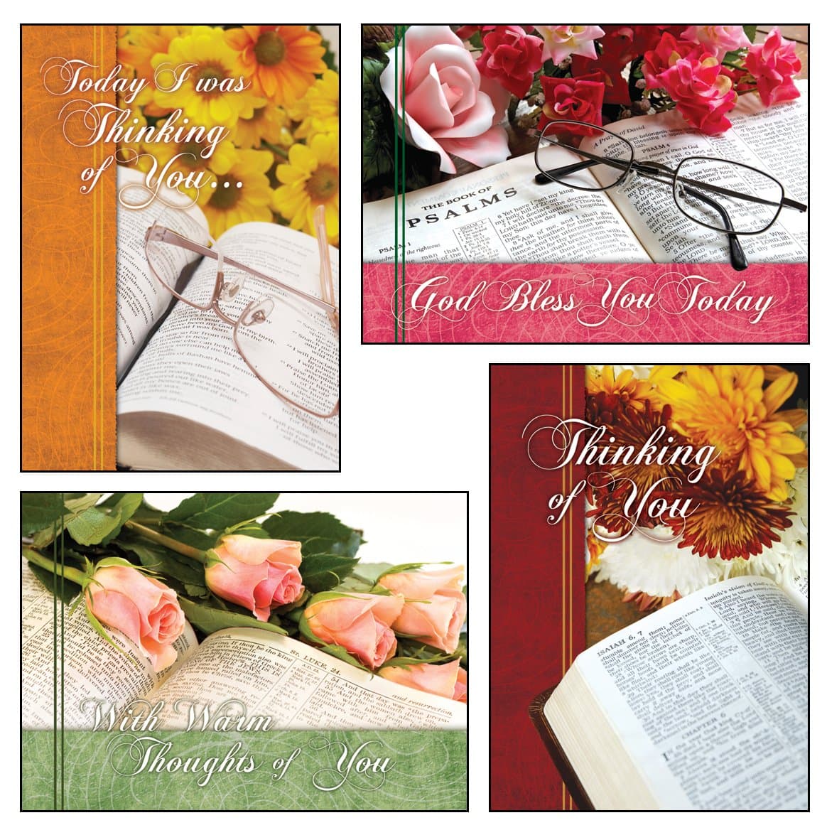 1 X Thoughts from the Word - Scripture Greeting Cards - KJV - Boxed - Thinking of You