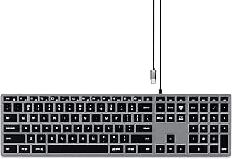 Satechi Slim W3 Wired Backlit Keyboard with Numeric Keypad, Illuminated Keys & USB C Connection, for MacBook Air/Pro M5/M4, iPad Air/Pro M5/M4/M3, iPad mini, Mac mini, iMac and More