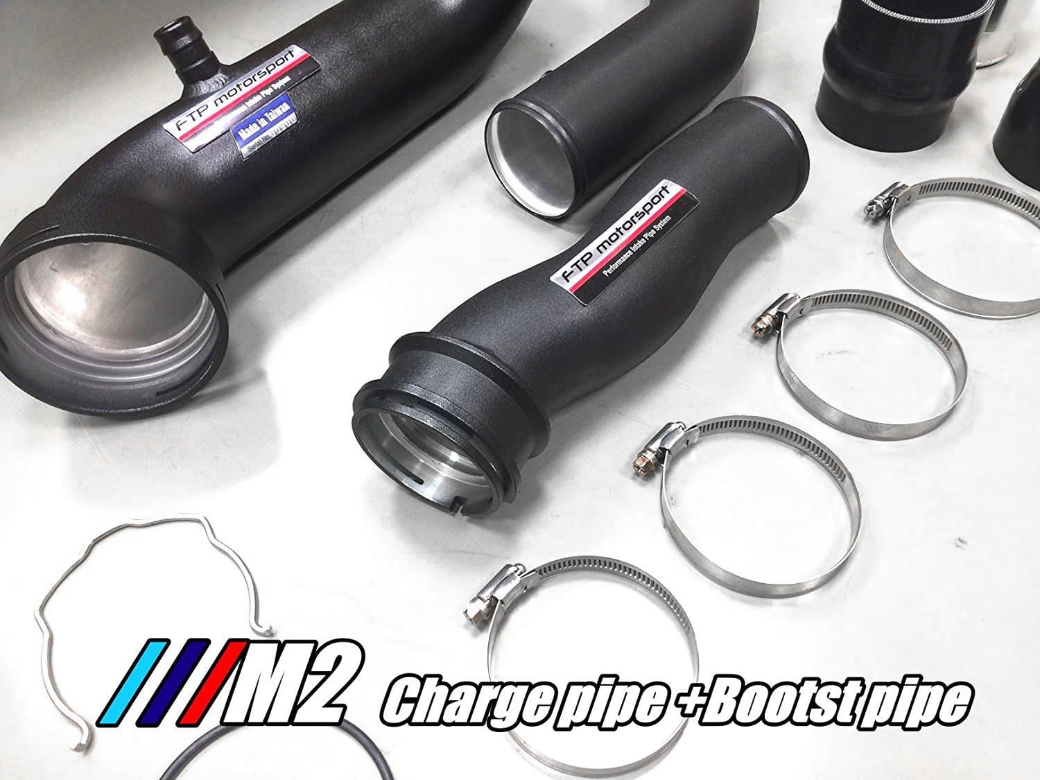 FTP Intake Turbo Charge Pipe & Boost Pipe for N55 F87 M2 Lightweight High Aluminum