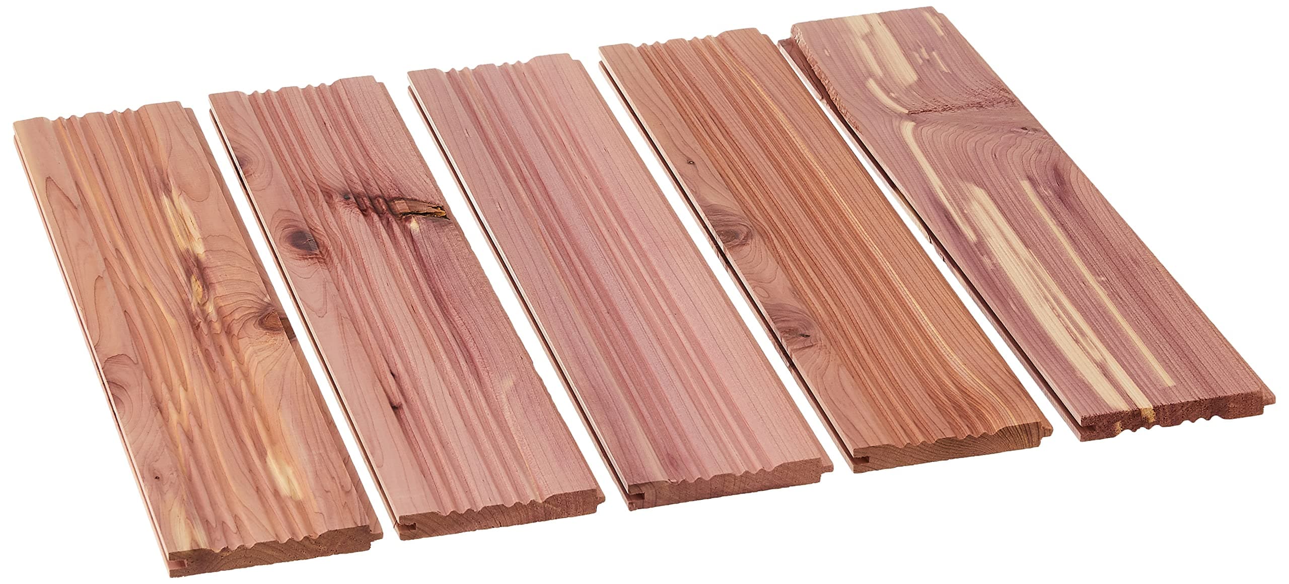 CedarFresh 25003-1 Interlocking Cedar Wood Plank Drawer Liners | Set of 5