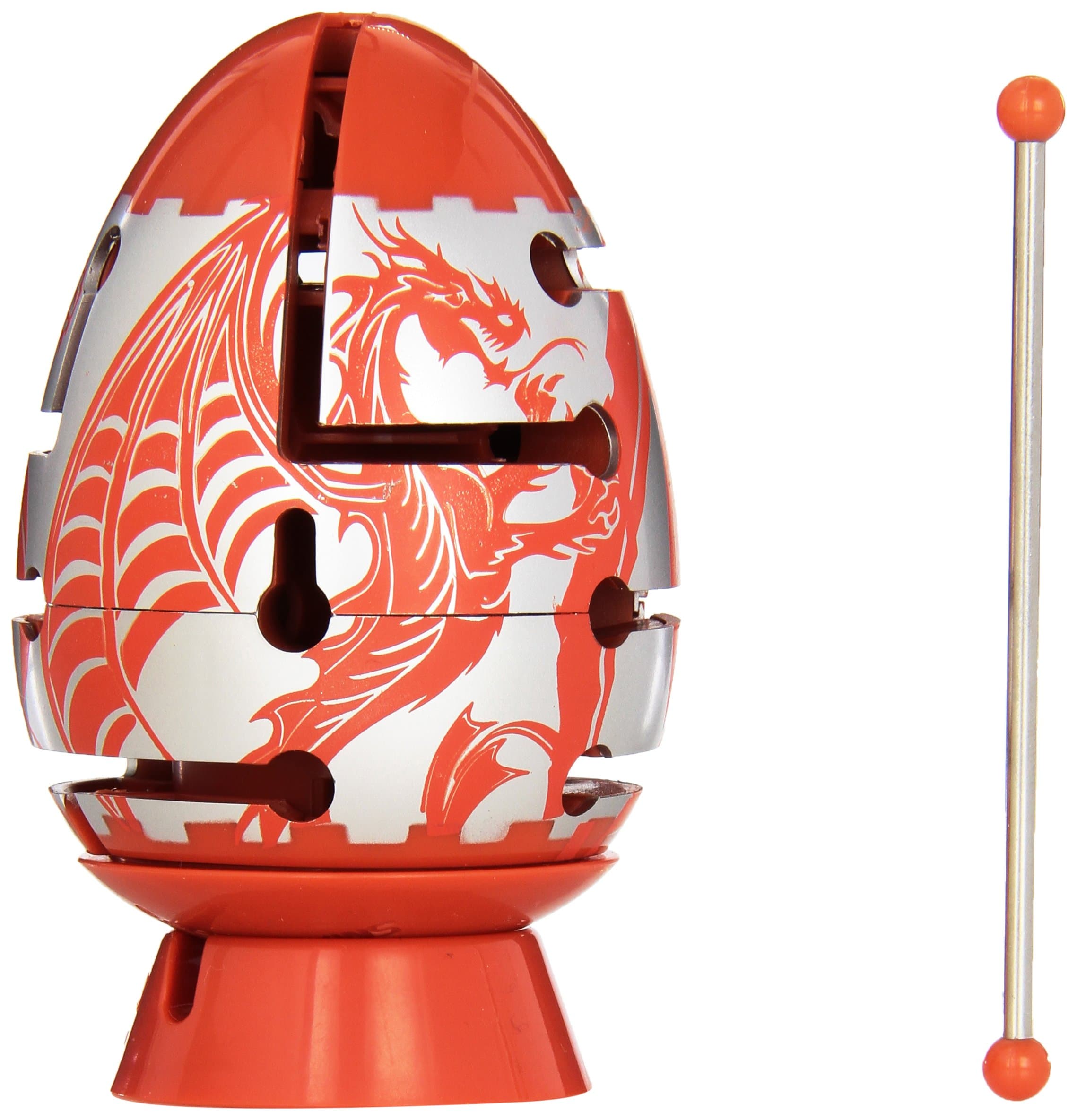 BepuzzledRED DRAGON 2-Layer Smart Egg Labyrinth Puzzle (Difficult)