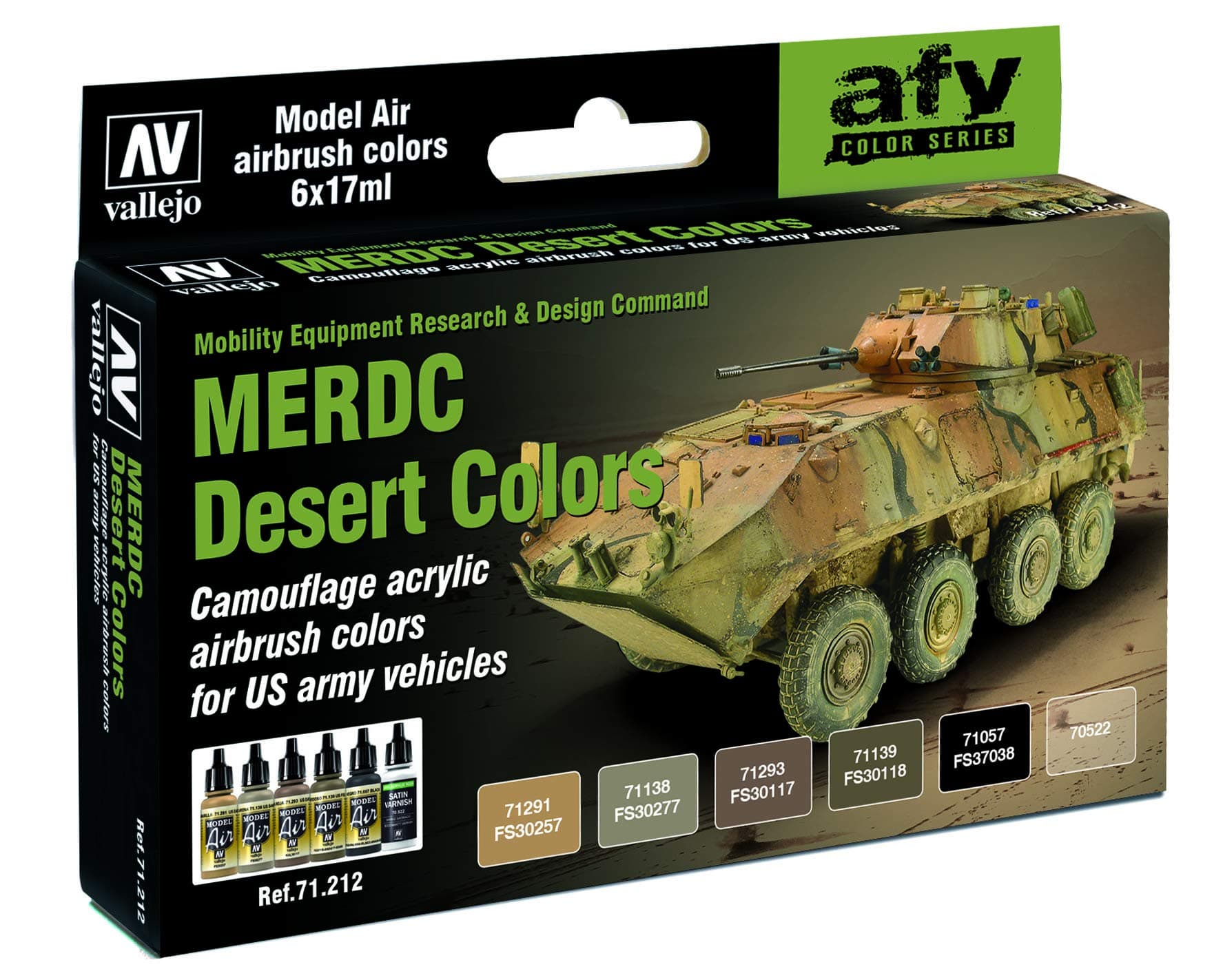Model Air Set - US MERDC Desert Colors