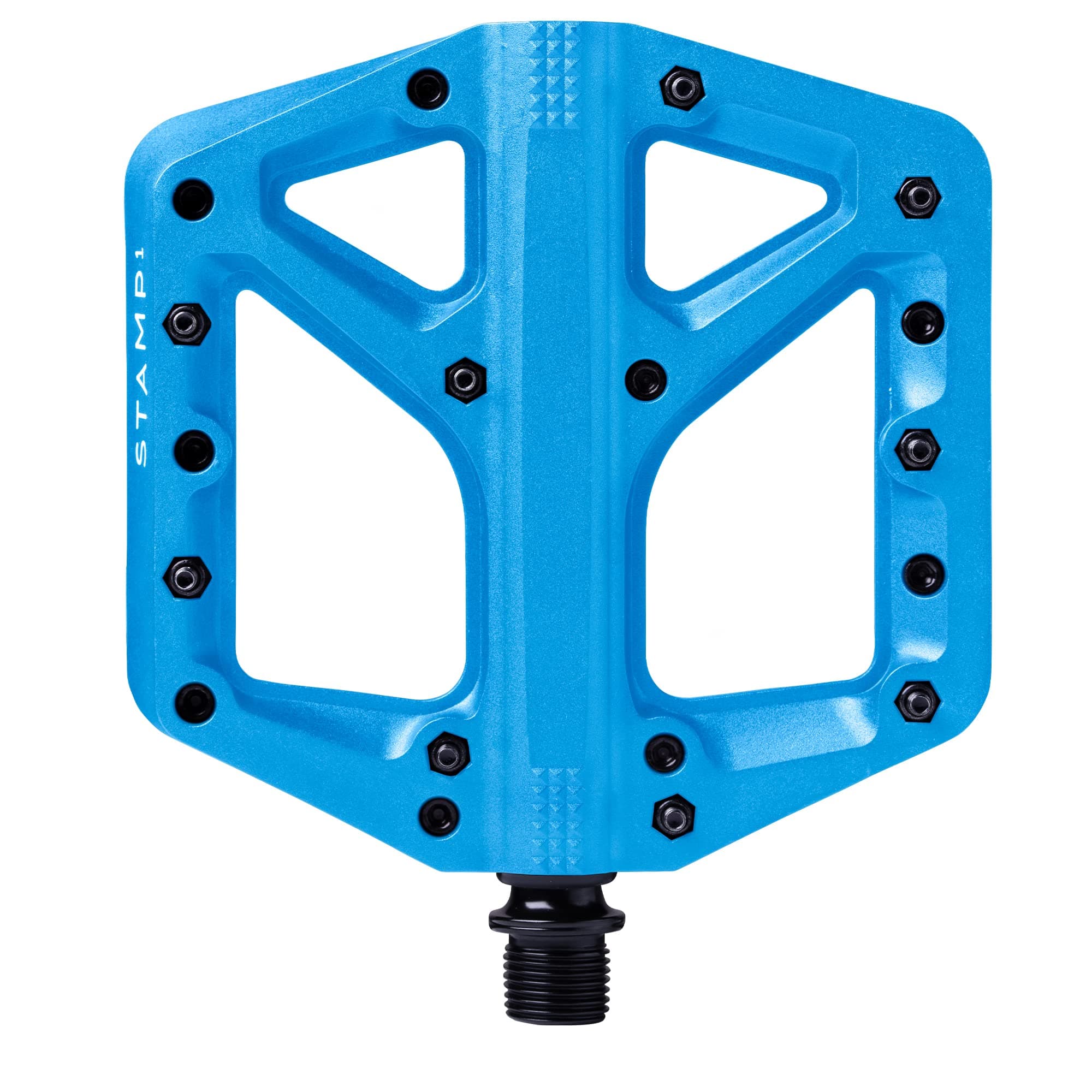 Crankbrothers Stamp Flat MTB Pedals - Size-Specific, Lightweight, Versatile, Durable Bike Pedals