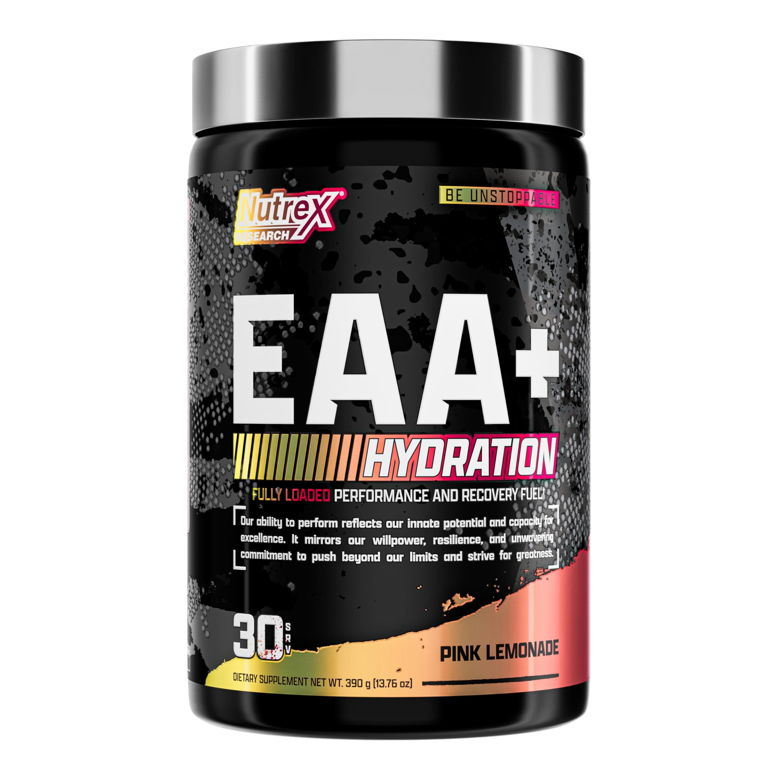 EAA Hydration | EAAs + BCAA Powder | Muscle Recovery, Strength, Muscle Building, Endurance | 8G Essential Amino Acids + Electrolytes | (Packaging My Vary) 30 Servings (Pink Lemonade)