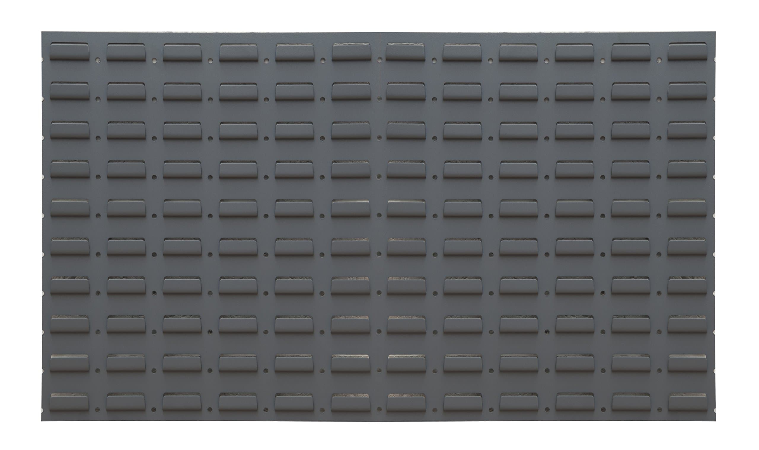 Durham LPW-34.5X20-95 Louvered Panel, Wall, (2) 17.25" x 20" Panels, Gray, 2" Height, 35" Width, 21" Length