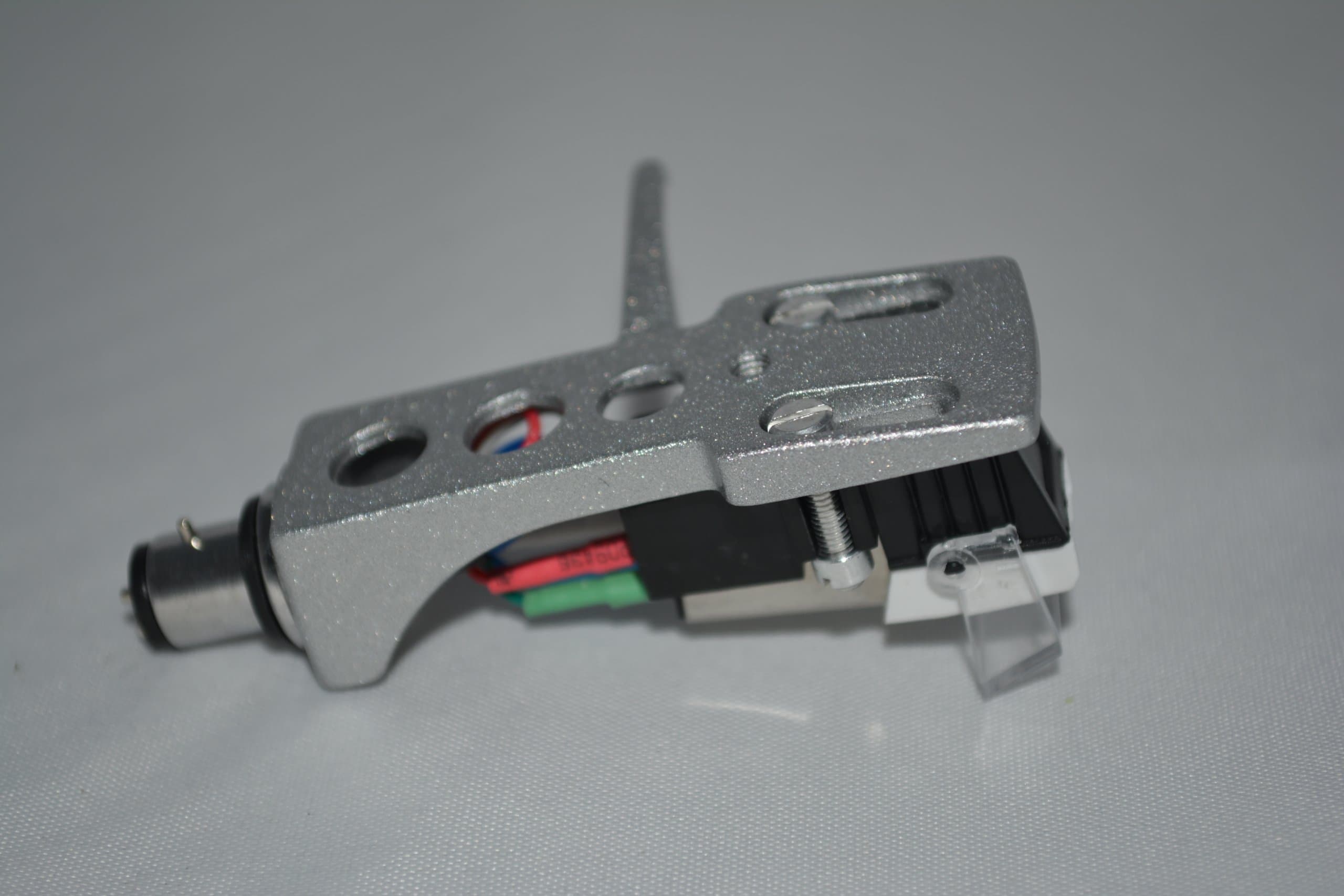 Silver Turntable Headshell Mount with cartridge for Kam DD 750, DDX 800, DDX 5000, DDX 3000, DDX 4500, BDX 400, DDX 4000, DDX 1000, DDX 2000 Turntables