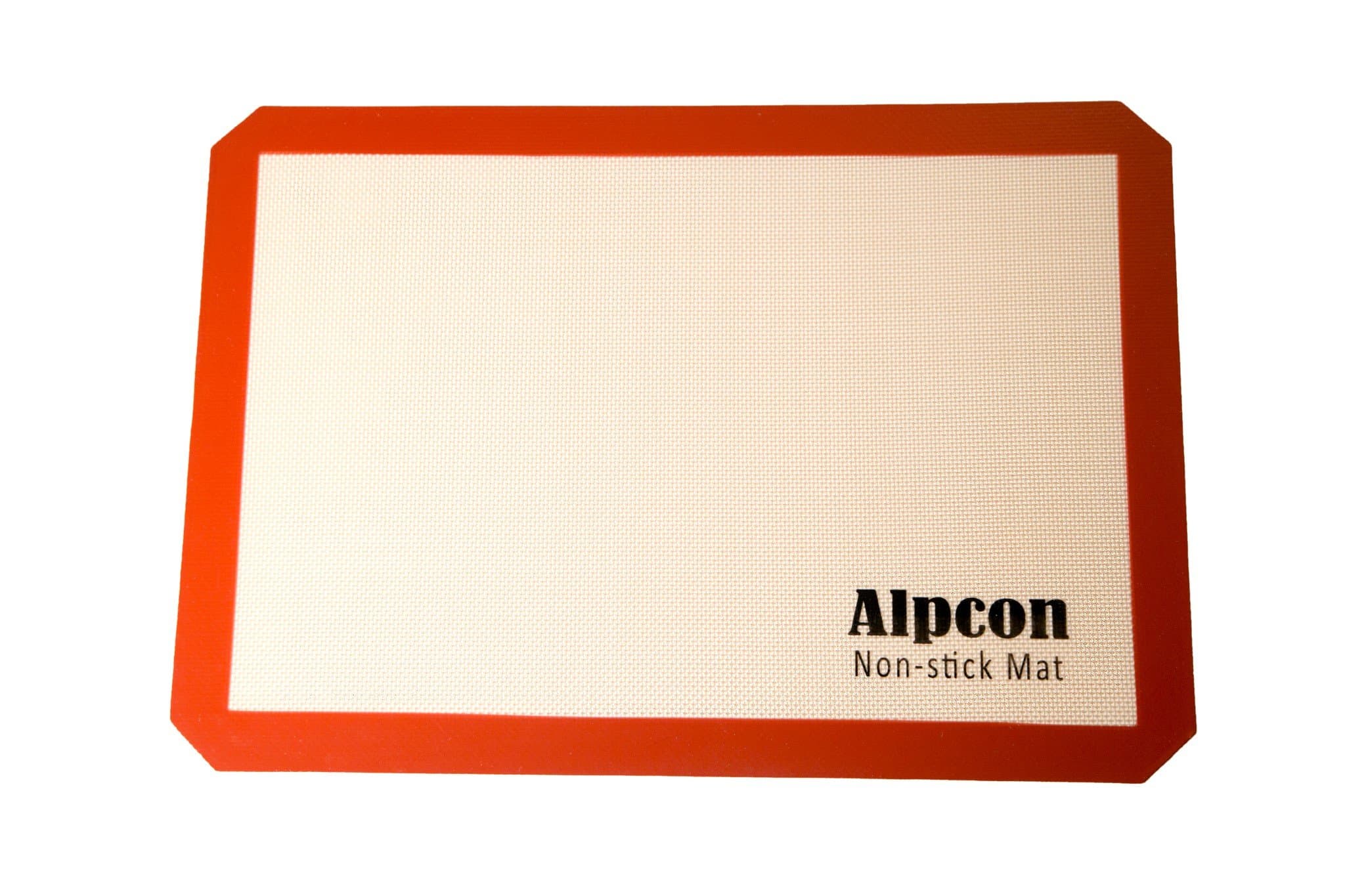 Alpcon Non-Stick Silicone Baking Mat, Professional Grade Baking Cookie Sheet, Standard US Half Sheet Size 16 1/2" x 11 5/8"