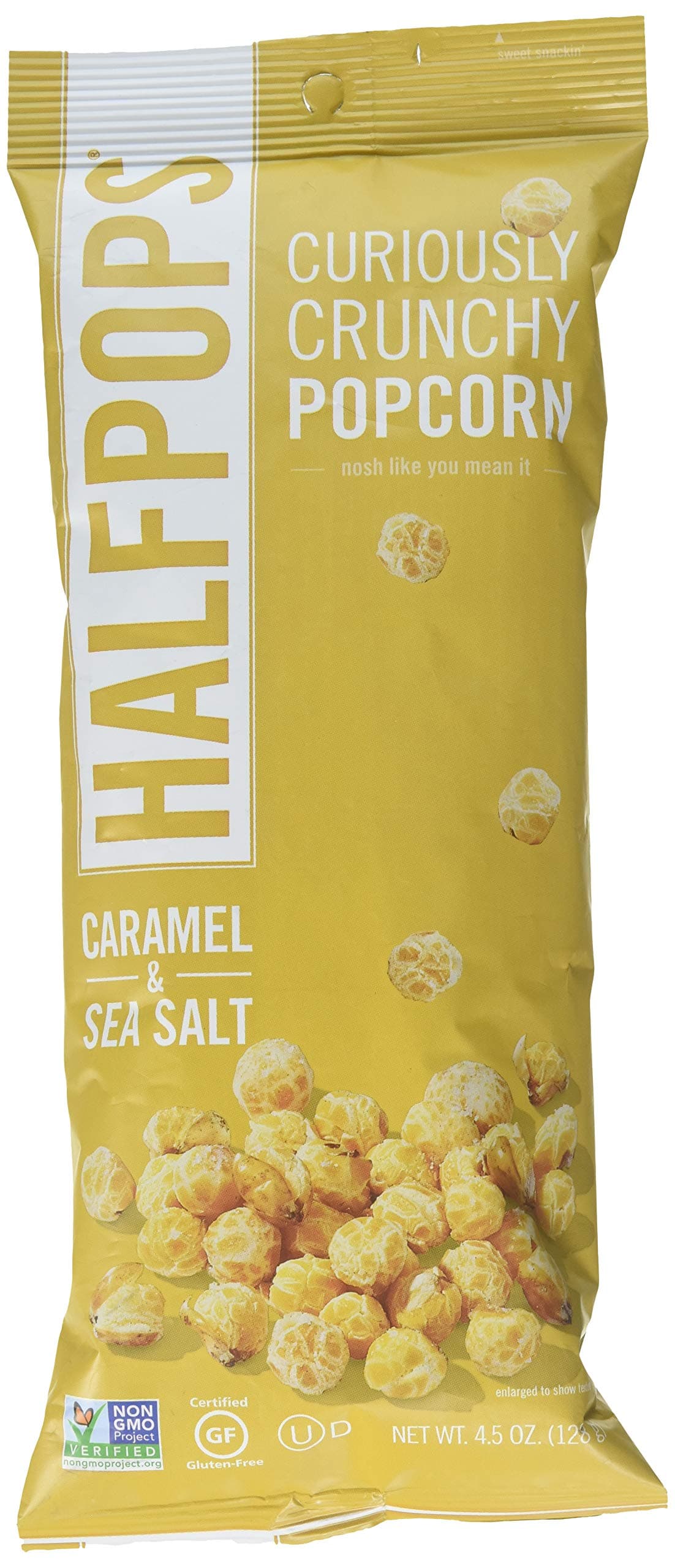 HALFPOPS POPCORN CARAMEL SEA SALT 4.5OZ