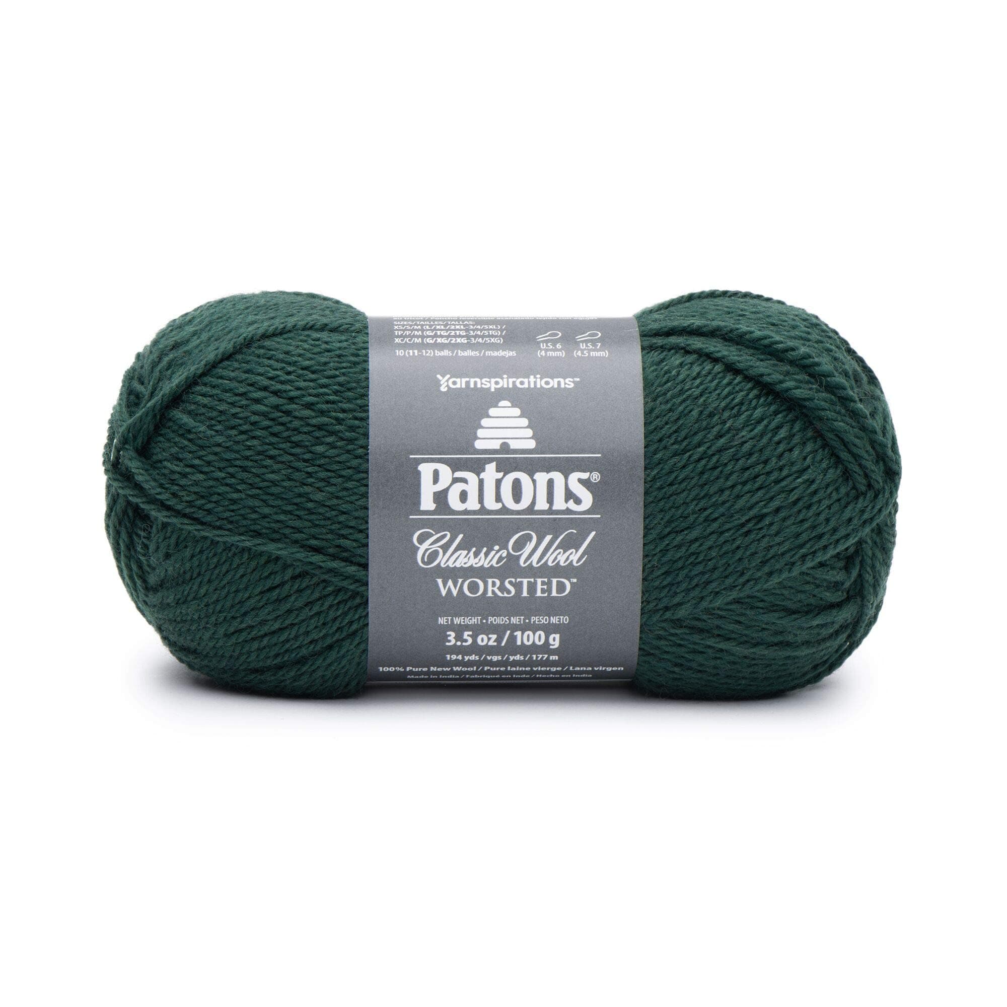 24407777765 Classic Wool Yarn, Pine